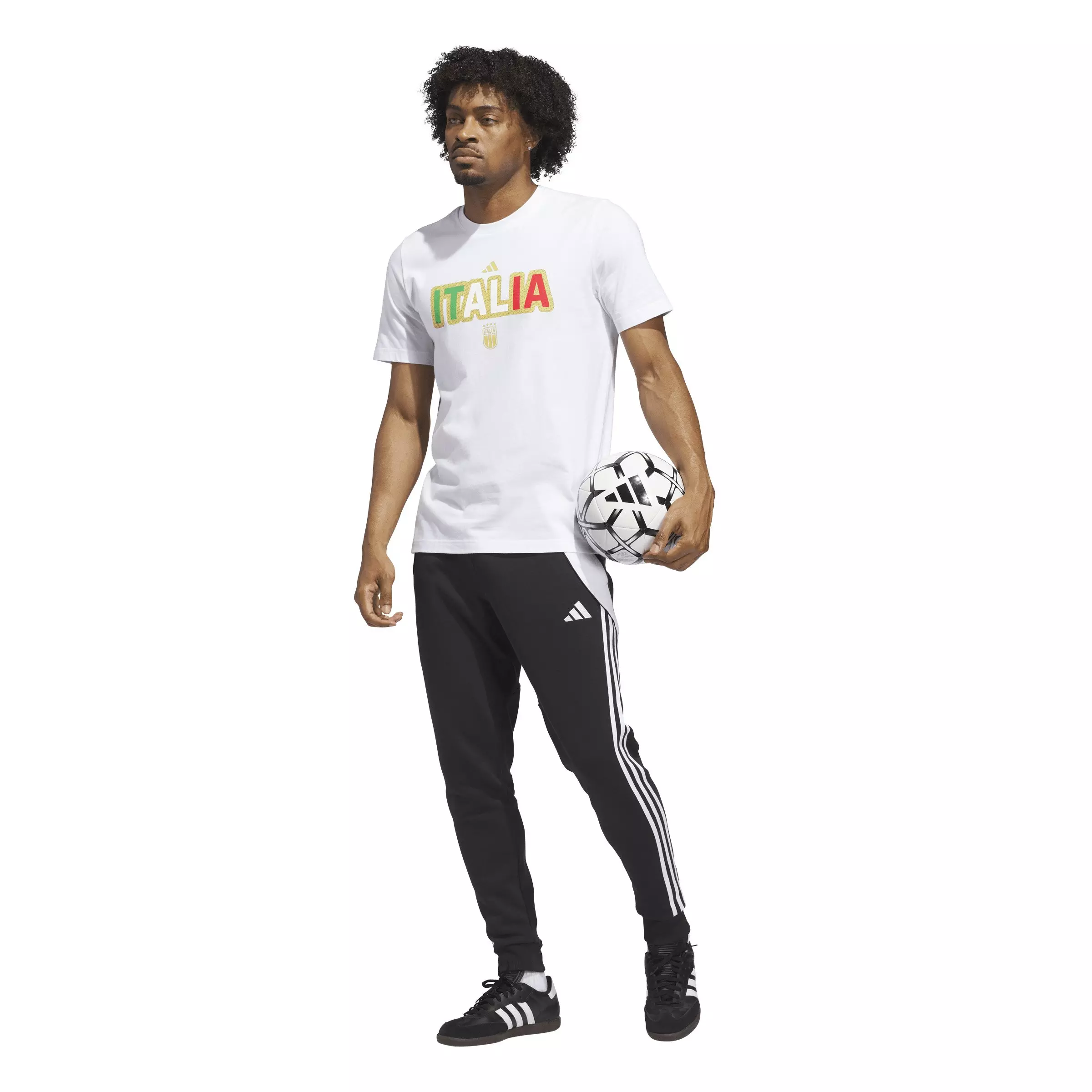 adidas Men's FIFA World Cup 26 Italy Home Graphic Tee -White - WHITE