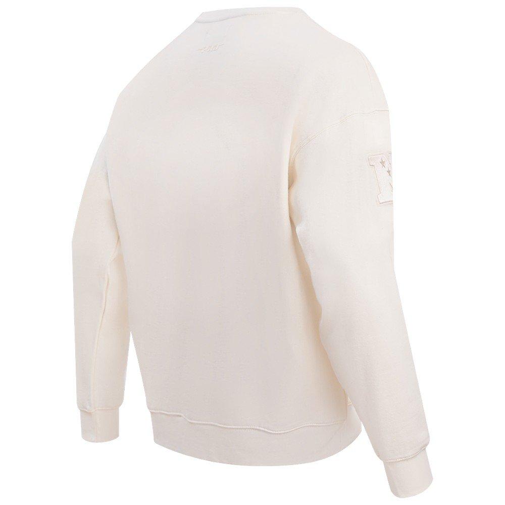 Pro Standard Men's NFL Dallas Cowboys Neutral Drop Shoulder Fleece Crewneck Sweatshirt - Eggshell - EGGSHELL