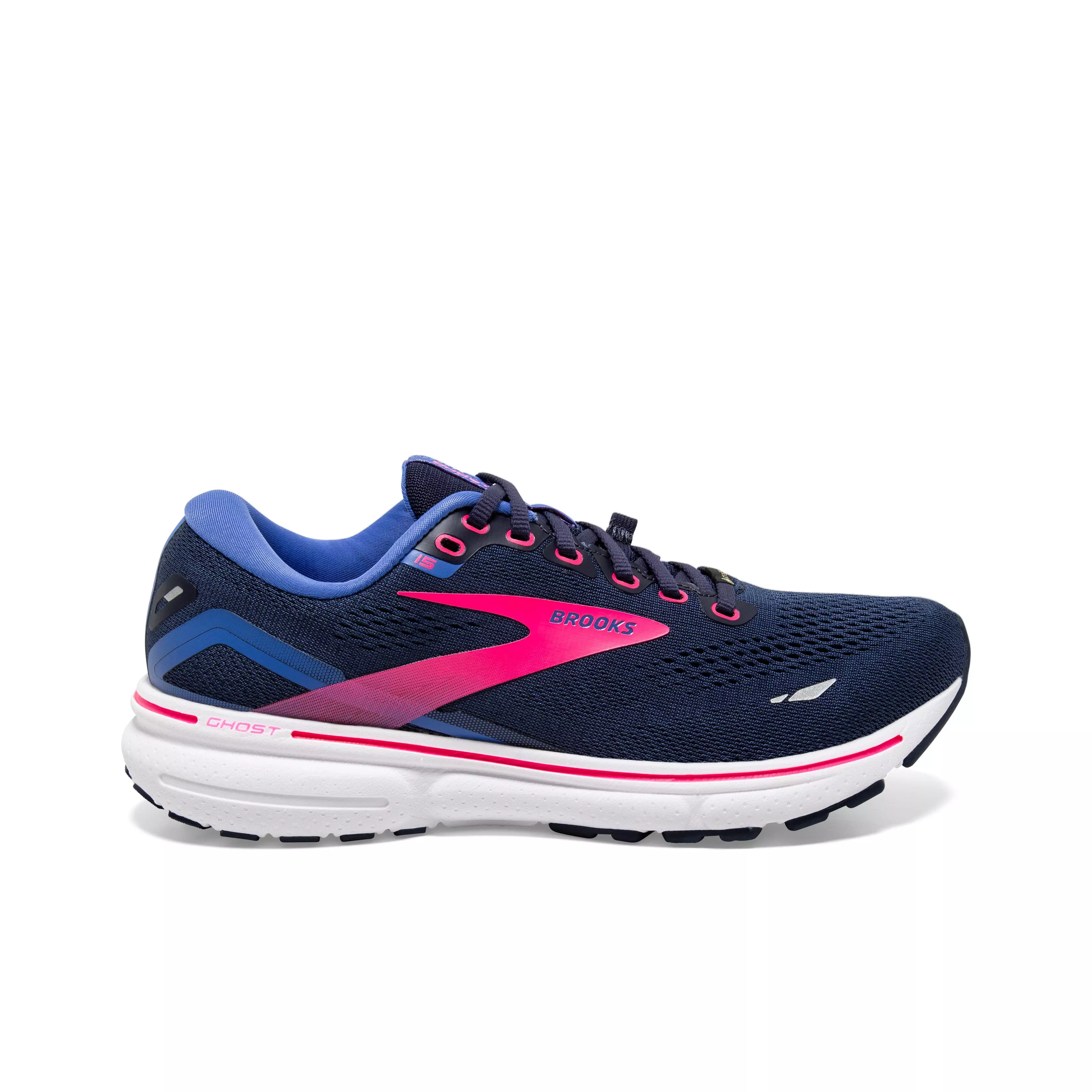 Brooks Ghost 15 GTX Peacoat/Blue/Pink Women's Running Shoe - Hibbett