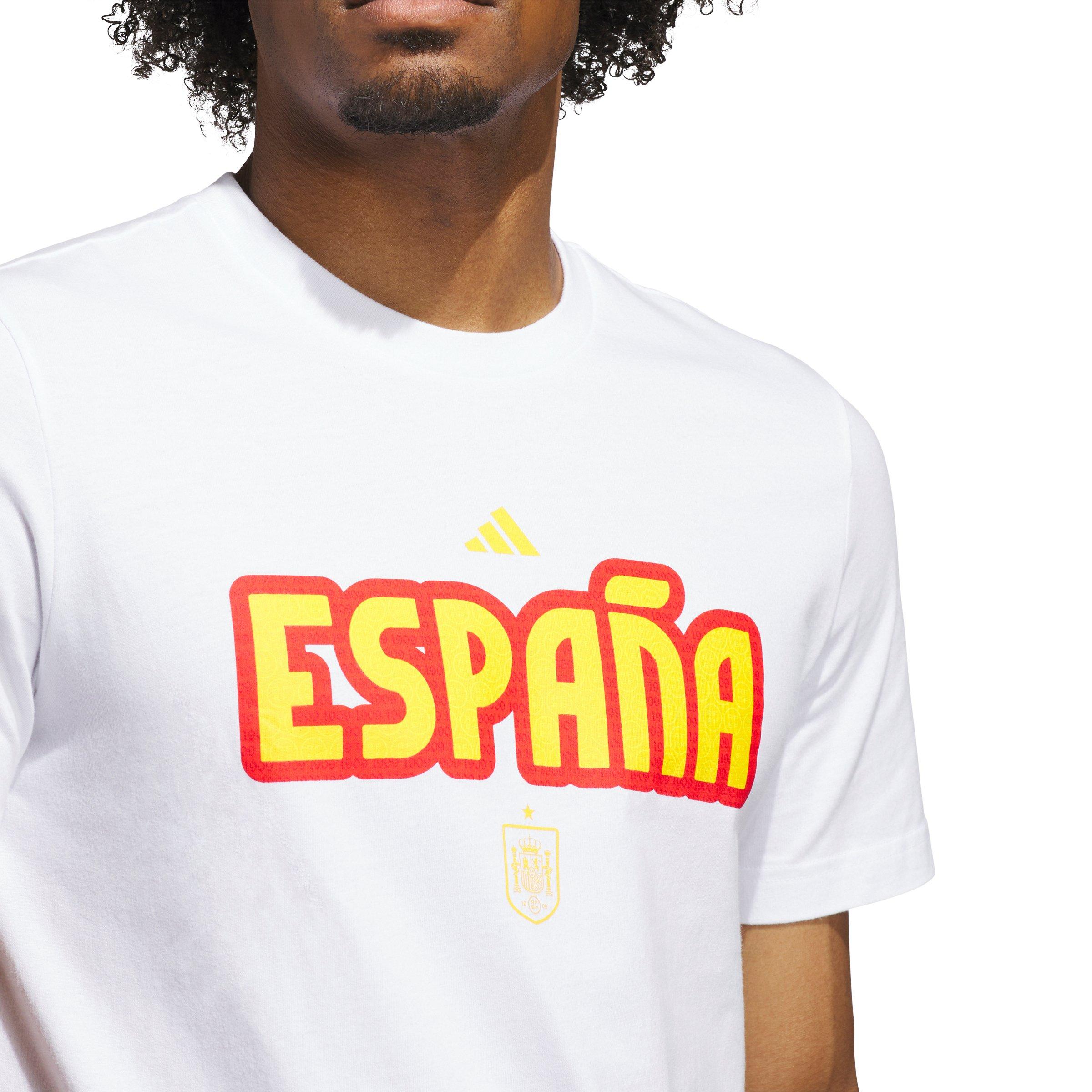 adidas Men's World Cup 26 Spain Home Graphic Tee - White - WHITE Thumbnail View 3