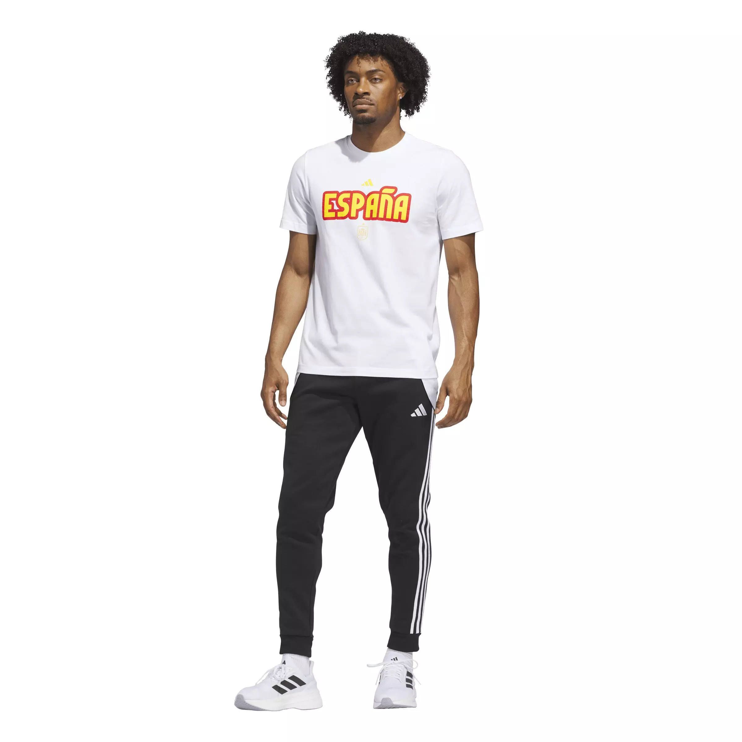 adidas Men's World Cup 26 Spain Home Graphic Tee -White - WHITE