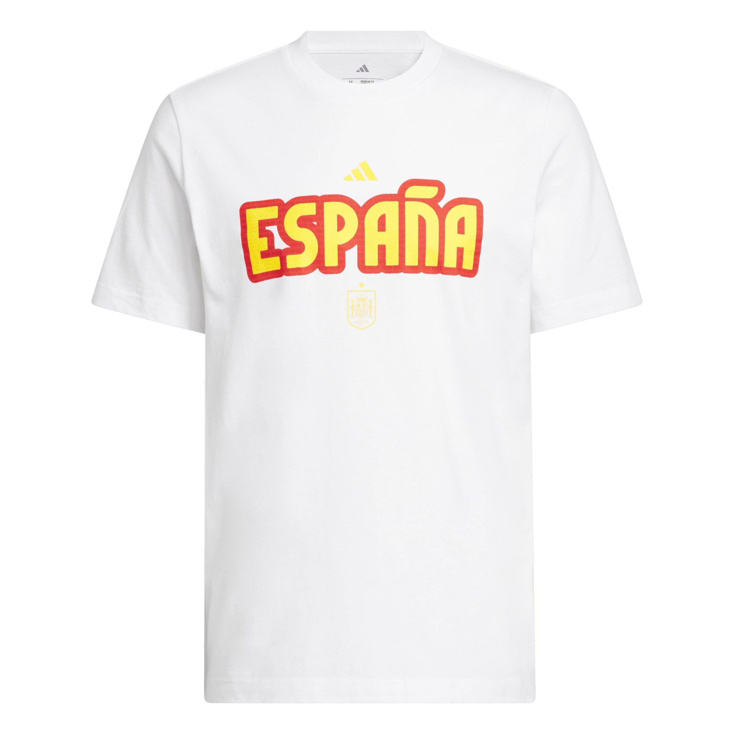 adidas Men's World Cup 26 Spain Home Graphic Tee - White - WHITE Thumbnail View 6