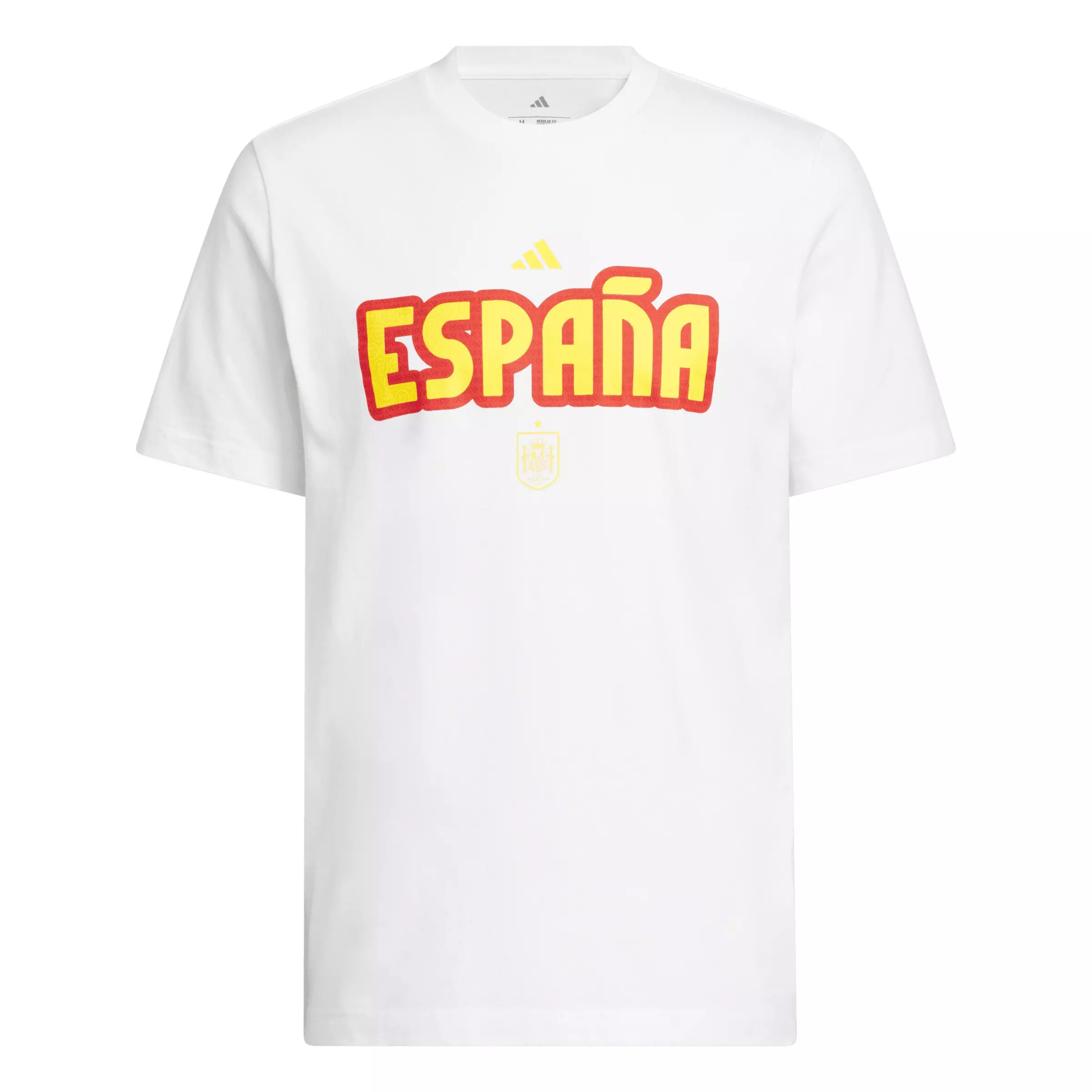 adidas Men's World Cup 26 Spain Home Graphic Tee - White - WHITE