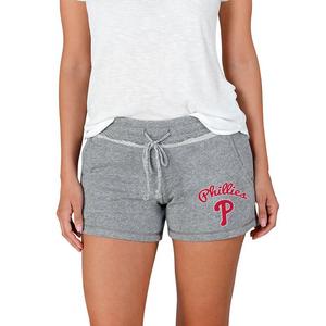 College Concepts Women's Mainstream Philadelphia Phillies Terry Shorts -Grey