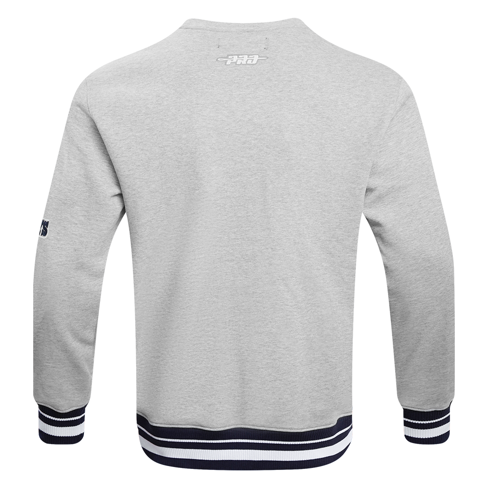 Pro Standard Men's NFL Dallas Cowboys Mashup Rib Crewneck Sweatshirt - Grey - GREY