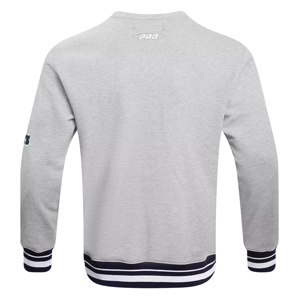 Pro Standard Men's NFL Dallas Cowboys Mashup Rib Crewneck Sweatshirt - Grey - GREY