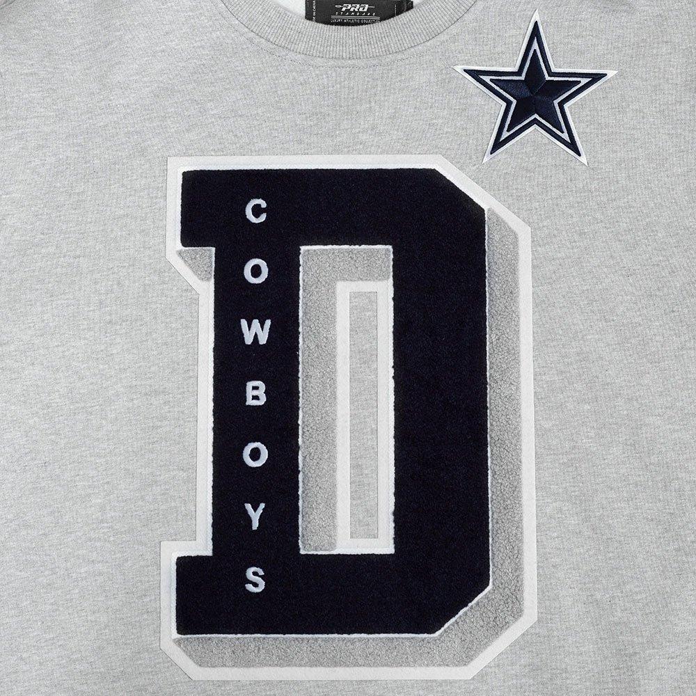 Pro Standard Men's NFL Dallas Cowboys Mashup Rib Crewneck Sweatshirt - Grey - GREY