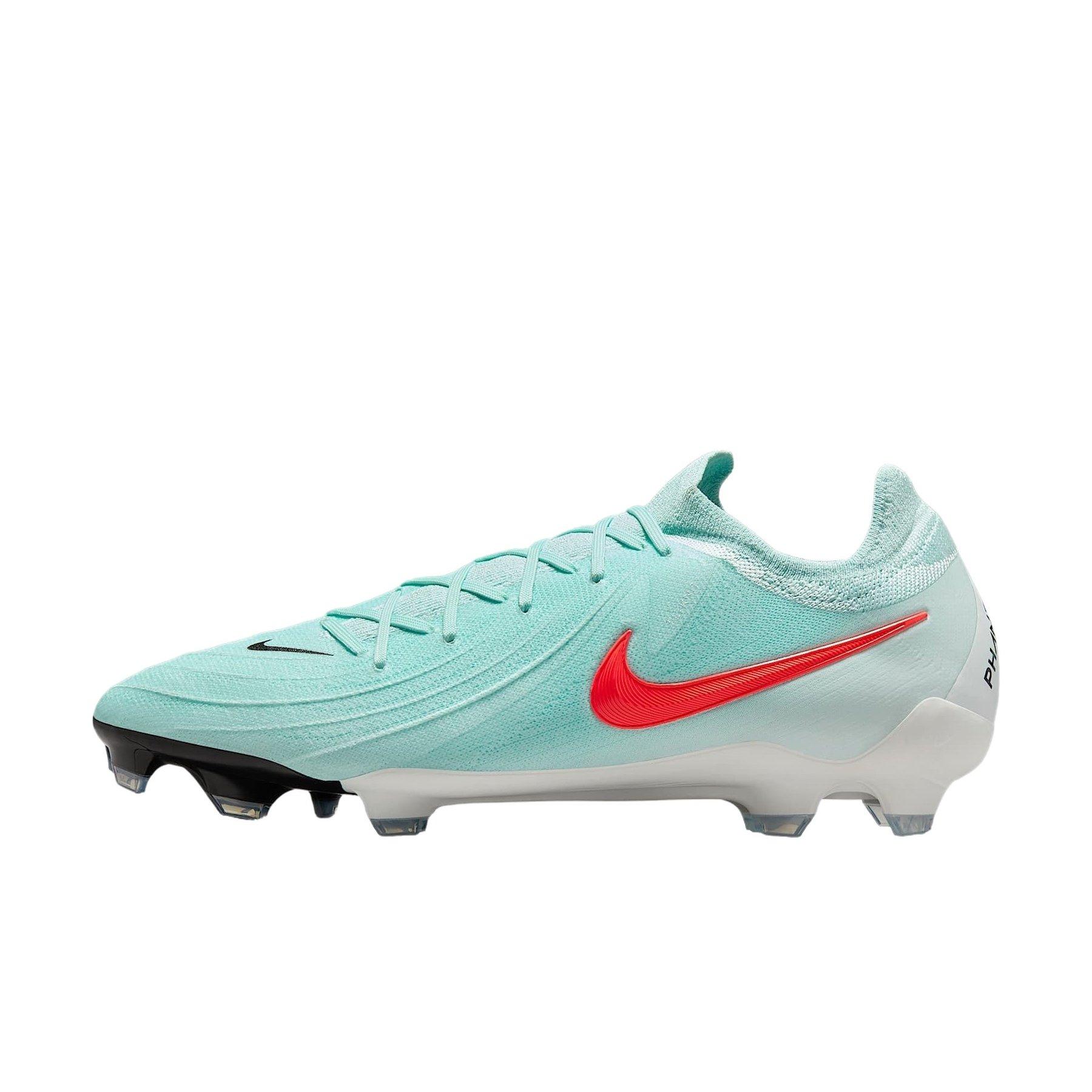 Nike Phantom GX 2 Pro FG "Mint/Off Noir/Atomic Red" Men's Soccer Cleat - MINT/OFF NOIR/RED Thumbnail View 2