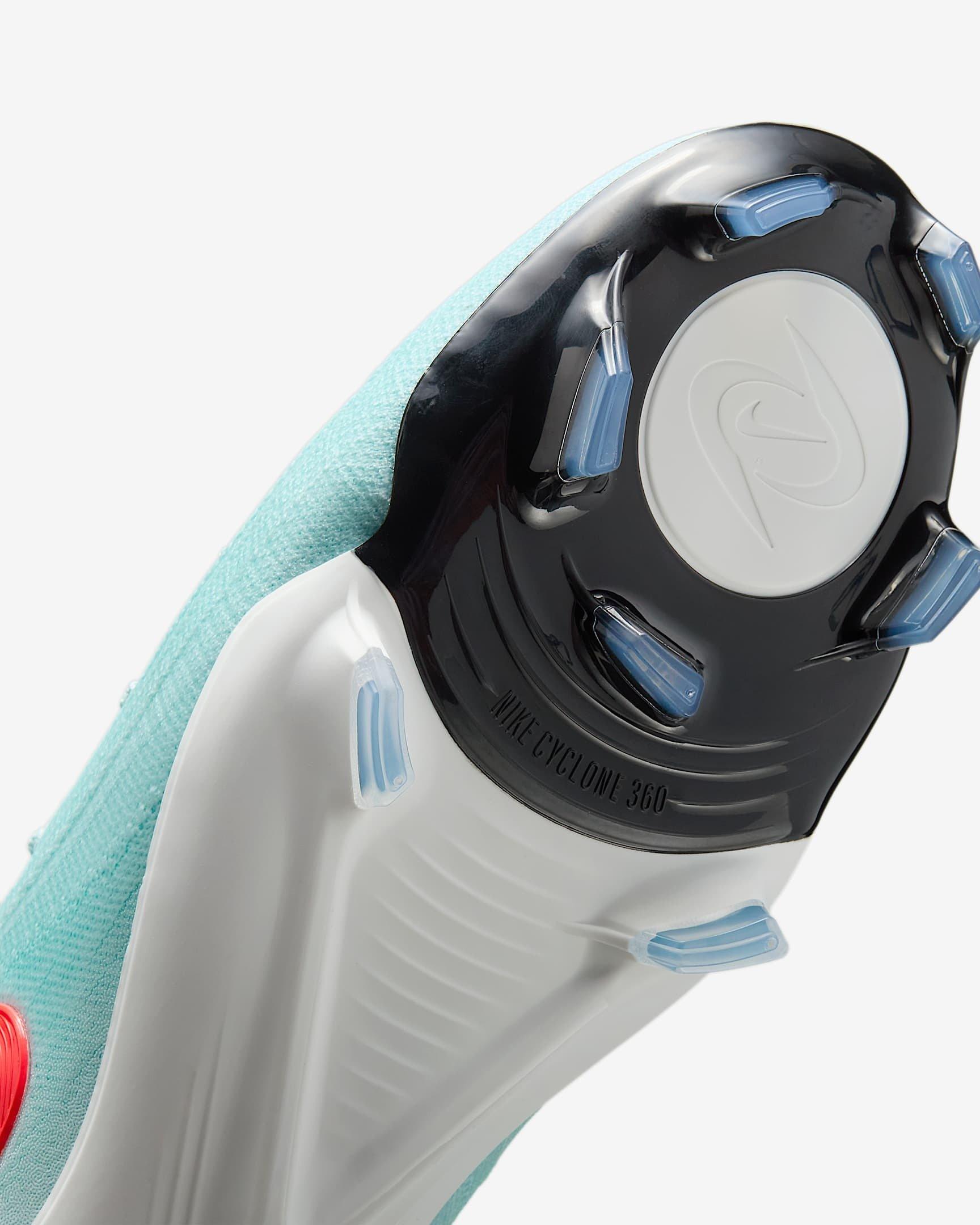 Nike Phantom GX 2 Pro FG "Mint/Off Noir/Atomic Red" Men's Soccer Cleat - MINT/OFF NOIR/RED Thumbnail View 7