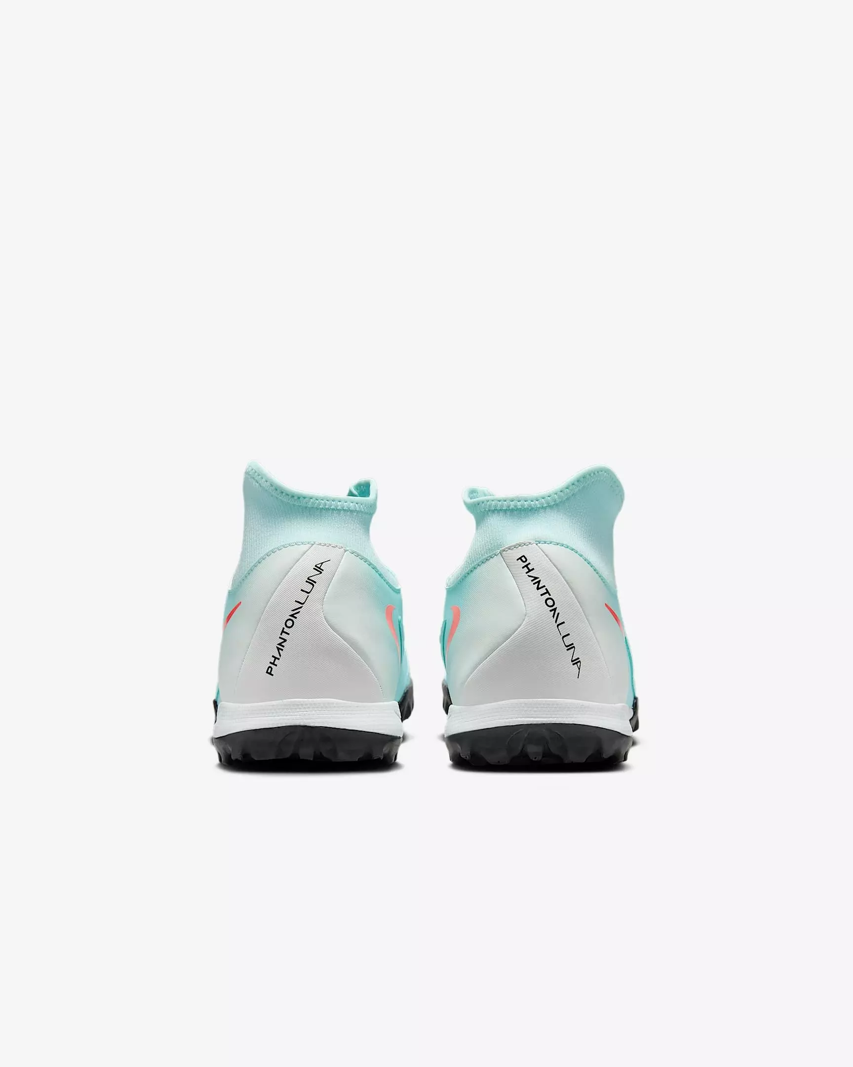 Nike Phantom Luna 2 Academy Turf "Mint/Off Noir/Atomic Red" Men's Soccer Shoe - MINT/OFF NOIR/RED