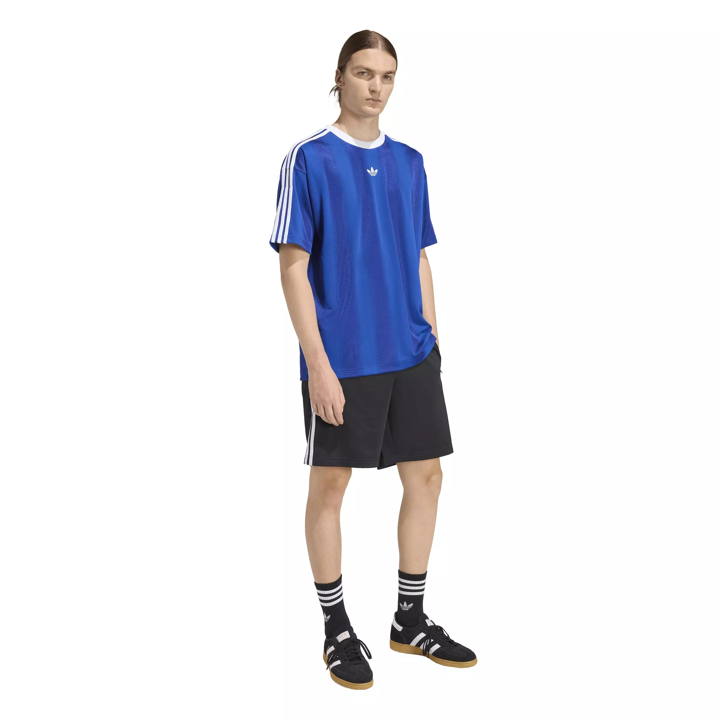 adidas Originals Men's Adicolor Jacquard Jersey -Royal - ROYAL