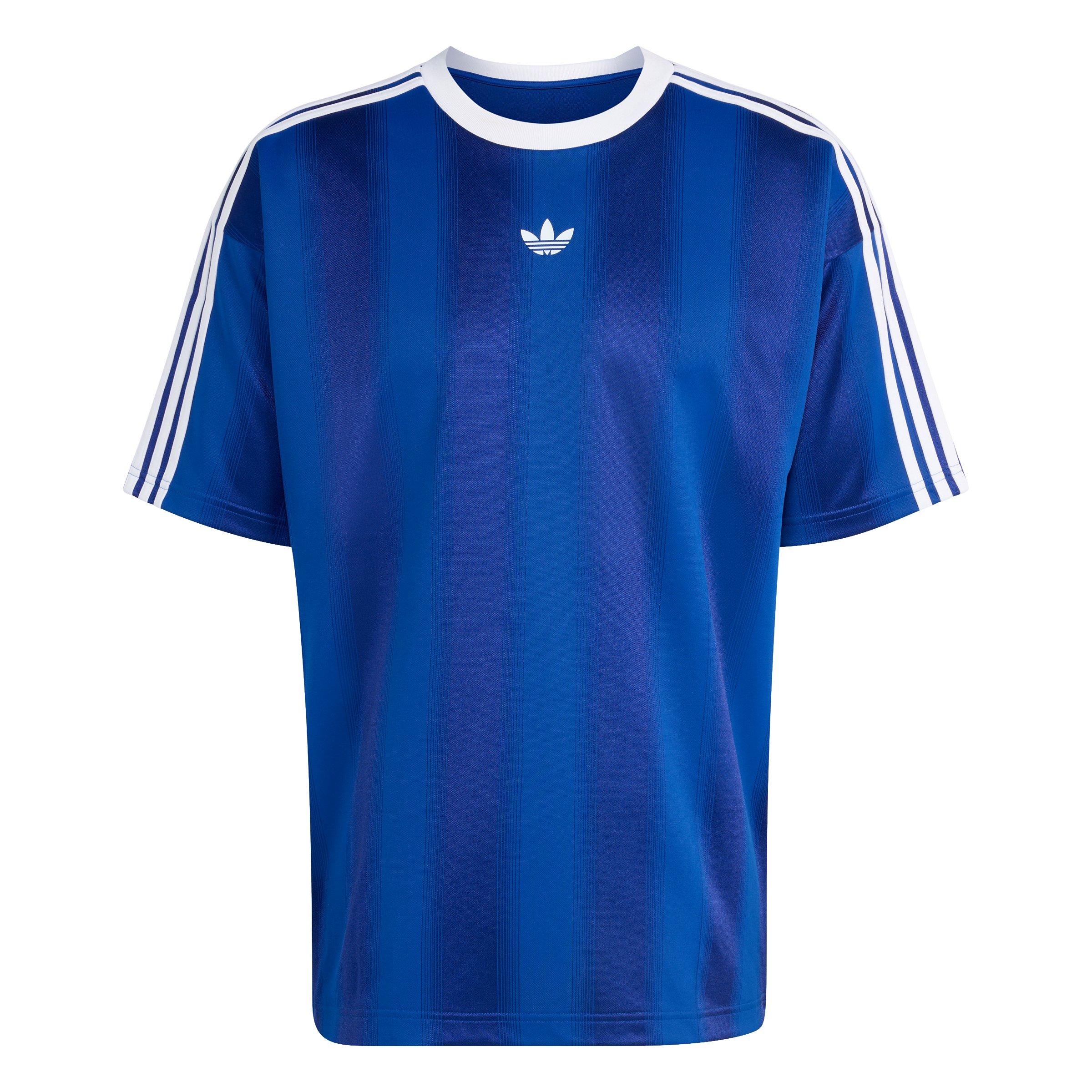 adidas Originals Men's Adicolor Jacquard Jersey -Royal - ROYAL Thumbnail View 6