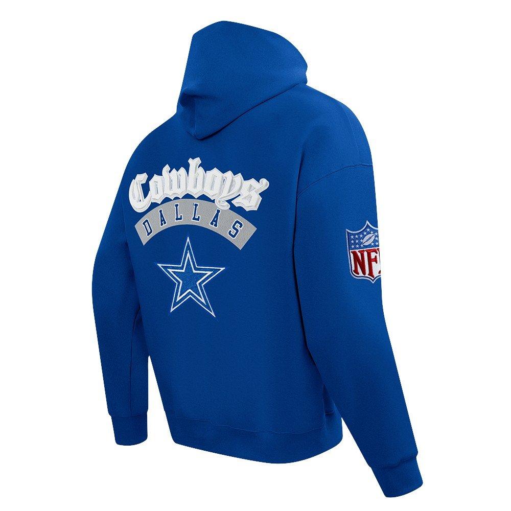 Pro Standard Men's NFL Dallas Cowboys Best Of Drop Shoulder PO Hoodie - Blue - BLUE