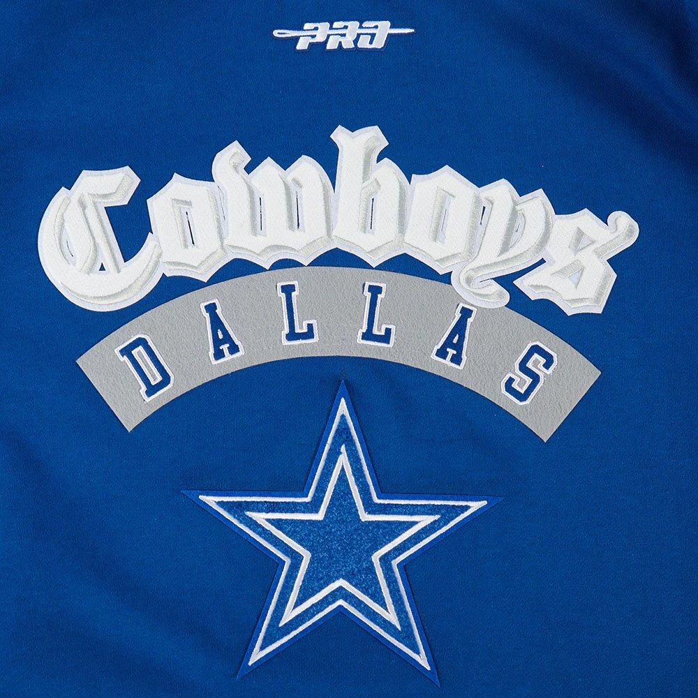 Pro Standard Men's NFL Dallas Cowboys Best Of Drop Shoulder PO Hoodie - Blue - BLUE