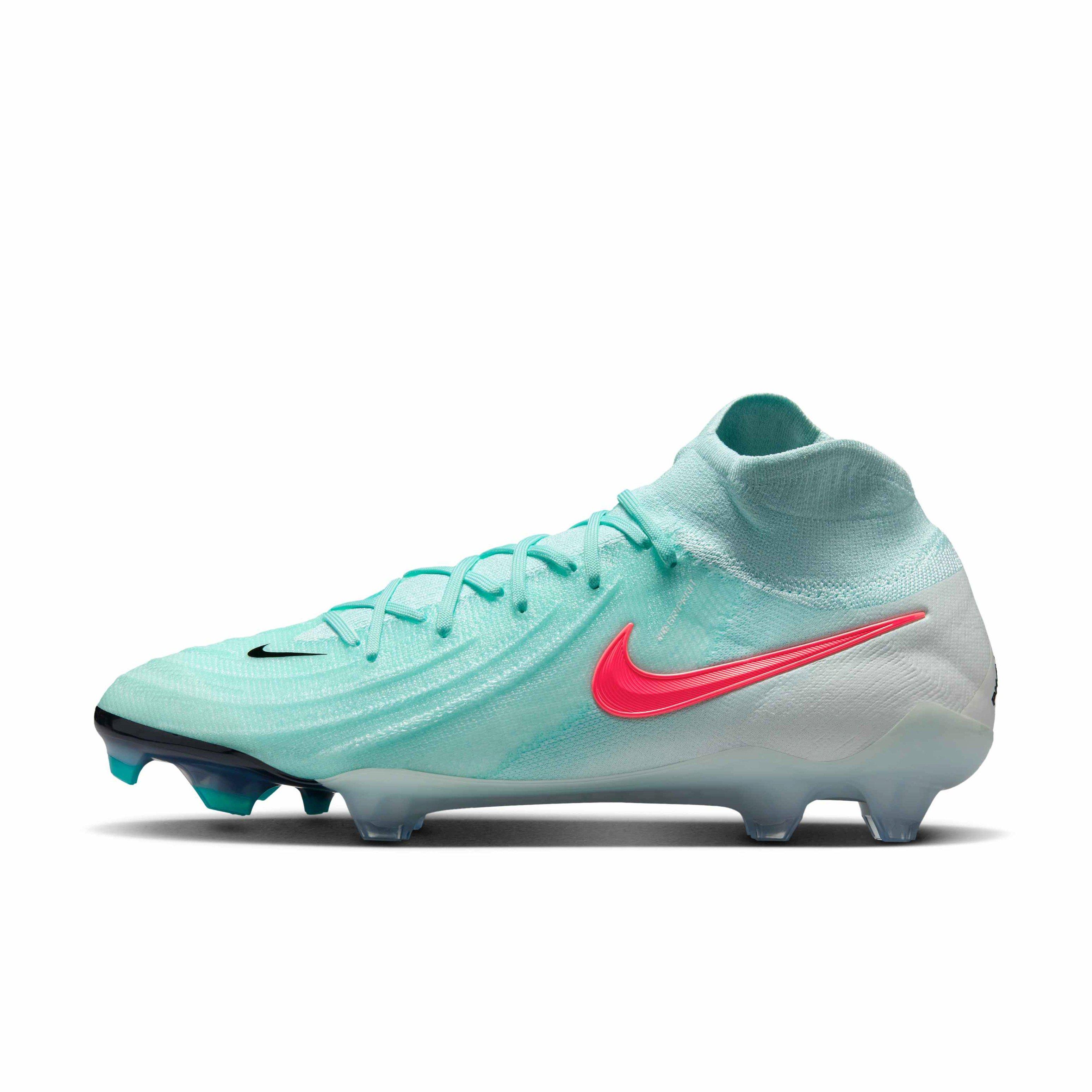 Nike Phantom Luna 2 Elite FG "Mint/Off Noir/Atomic Red" Men's Soccer Cleat - MINT/OFF NOIR/RED Thumbnail View 2