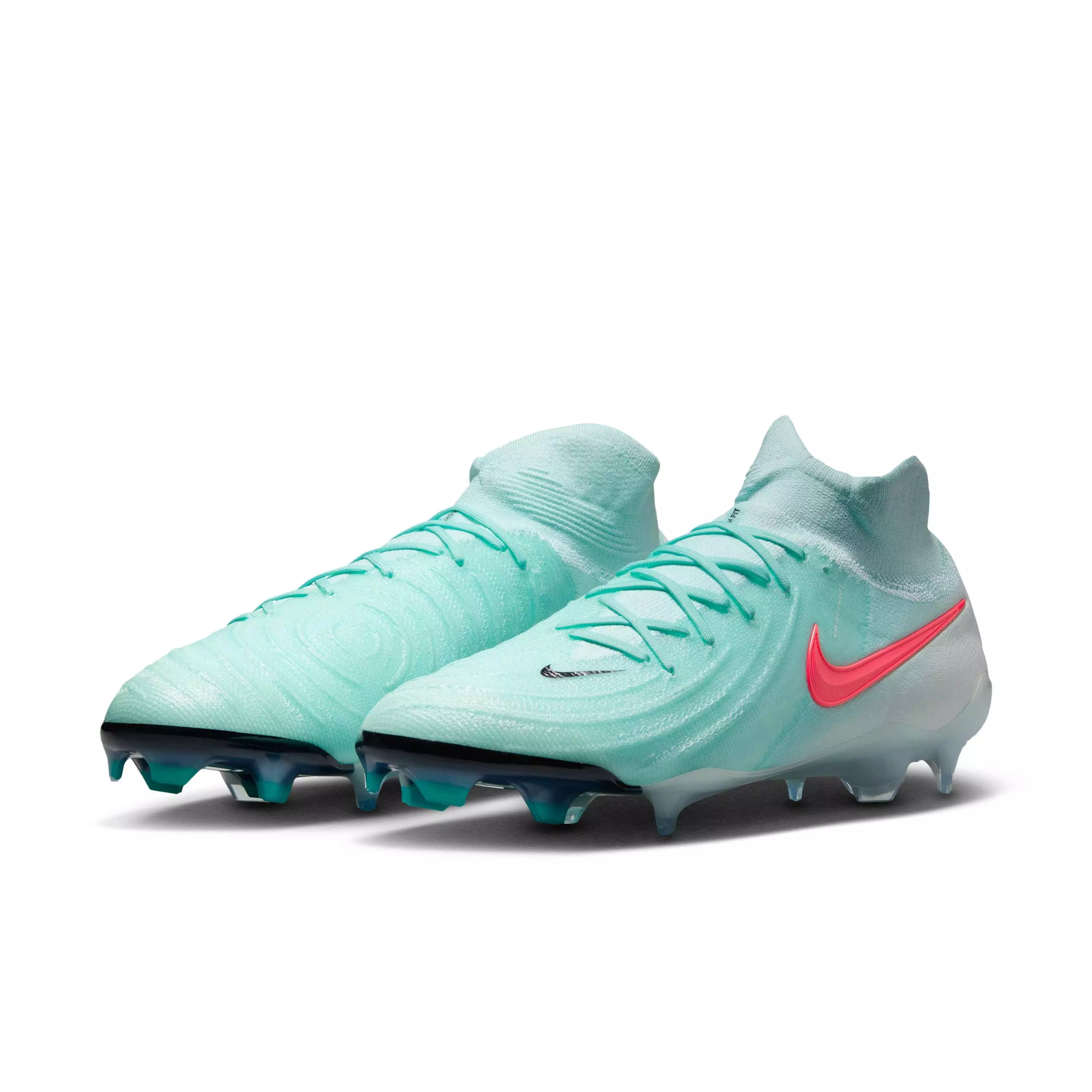 Nike Phantom Luna 2 Elite FG "Mint/Off Noir/Atomic Red" Men's Soccer Cleat - MINT/OFF NOIR/RED