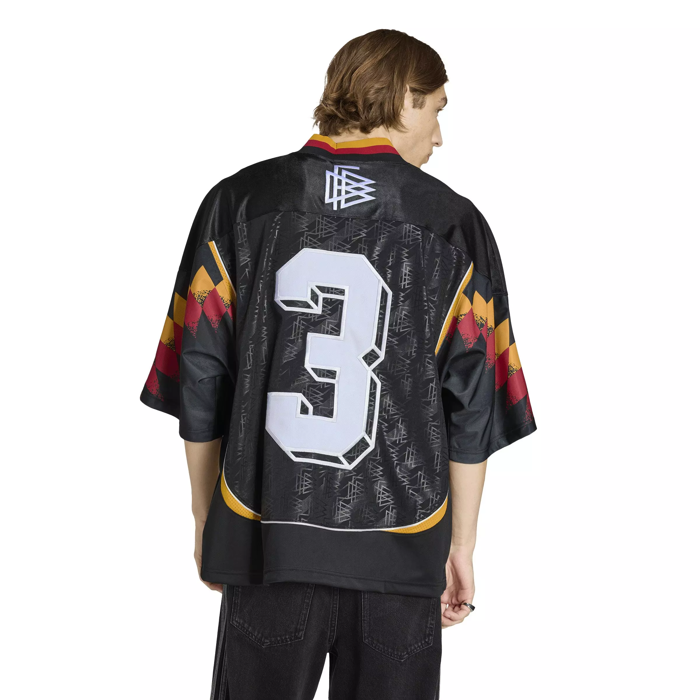 adidas Originals Men's Bringbacks Remixed Germany Jersey - Black - BLACK