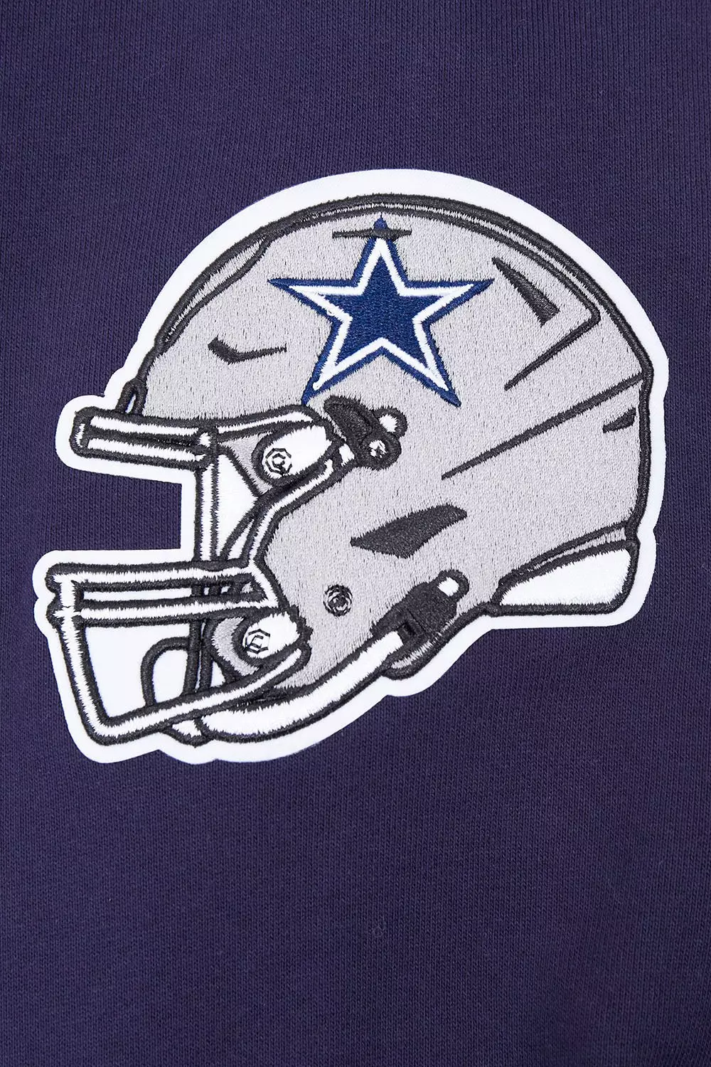 Pro Standard Men's NFL Dallas Cowboys Script Tail Rib Fleece Pullover Hoodie - Navy - NAVY