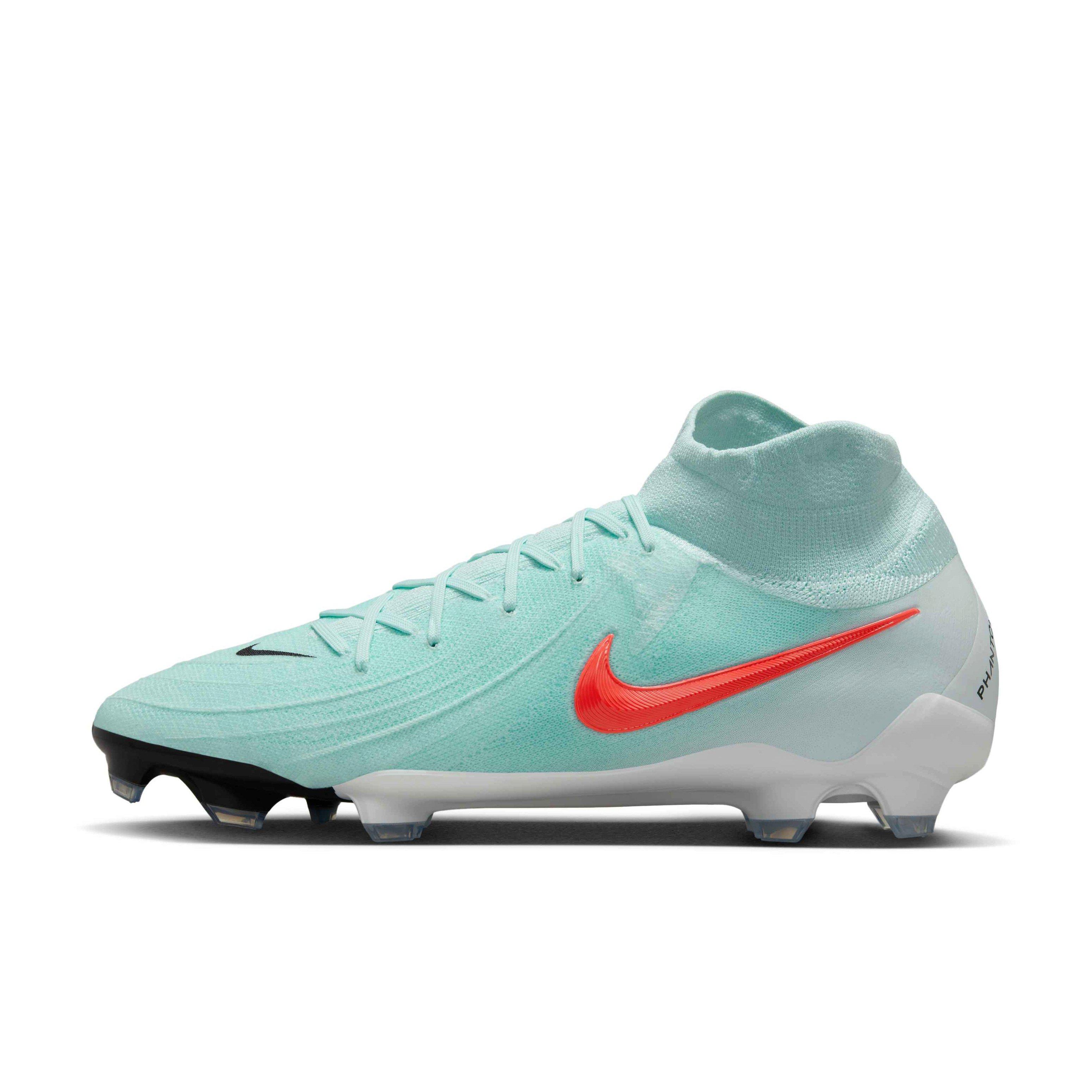 Nike Phantom Luna 2 Pro FG "Mint/Off Noir/Atomic Red" Men's Soccer Cleat - MINT/OFF NOIR/RED Thumbnail View 2