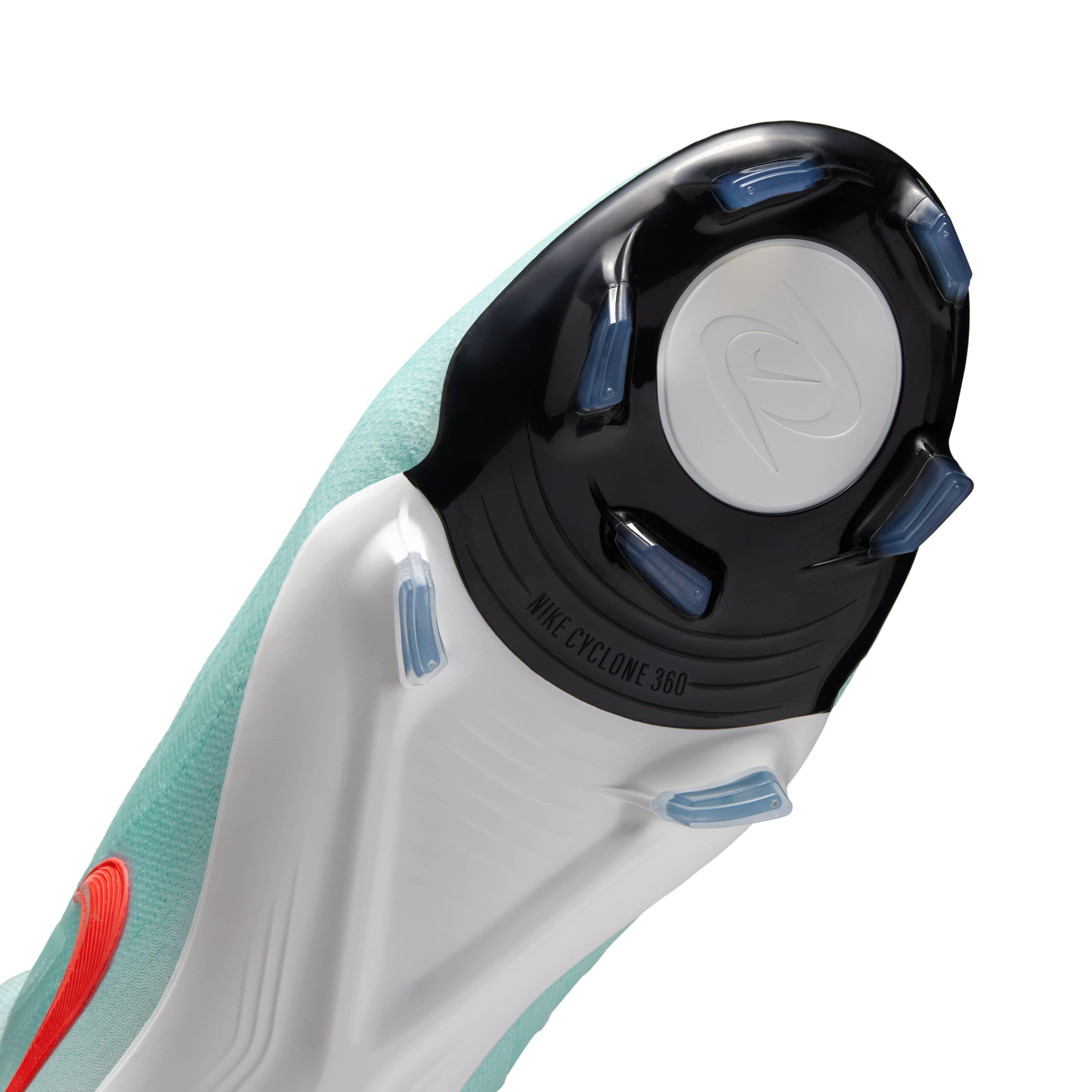 Nike Phantom Luna 2 Pro FG "Mint/Off Noir/Atomic Red" Men's Soccer Cleat - MINT/OFF NOIR/RED Thumbnail View 7