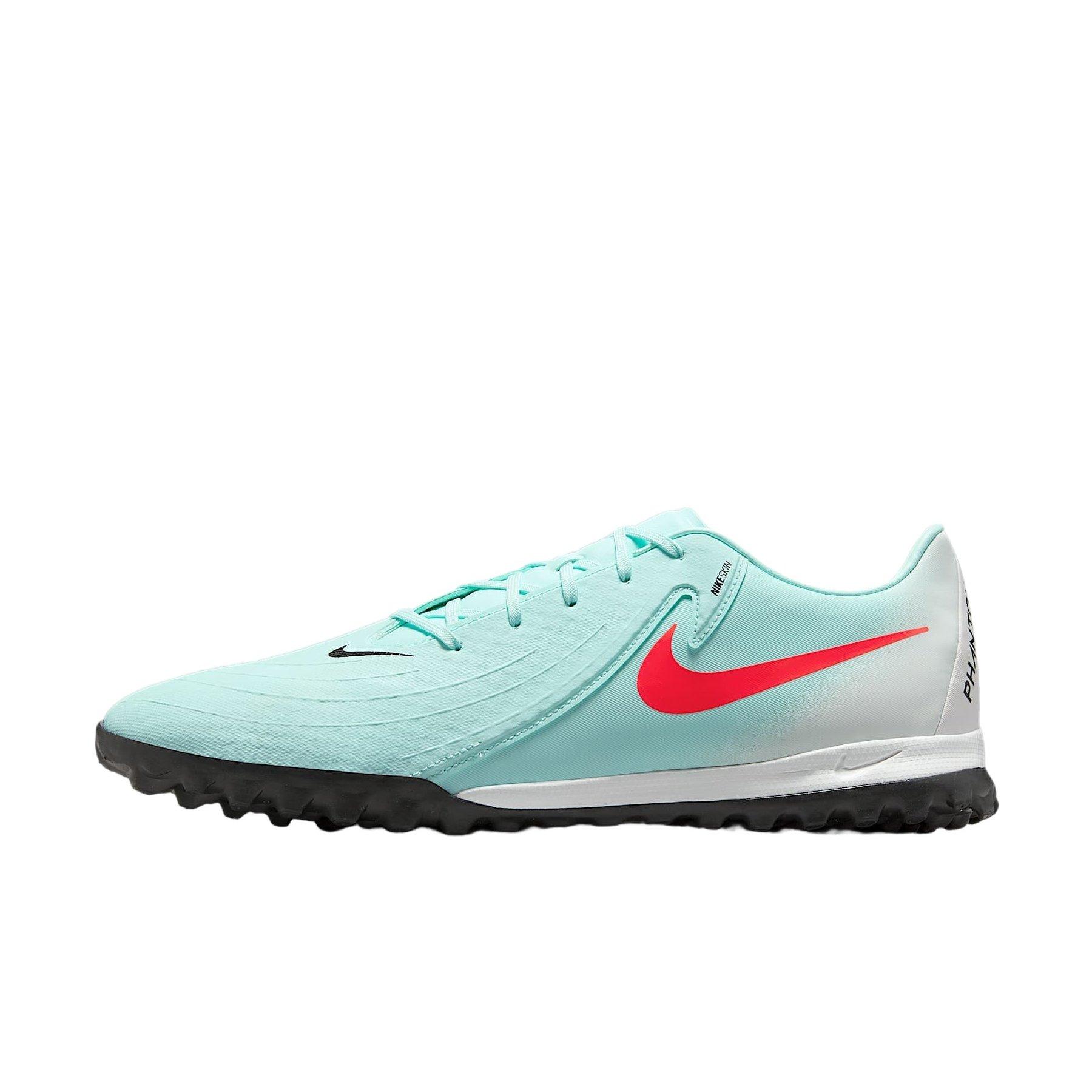 Nike Phantom GX 2 Academy Turf "Mint/Off-Noir/Atomic Red" Men's Soccer Shoe - MINT/WHITE/RED Thumbnail View 2