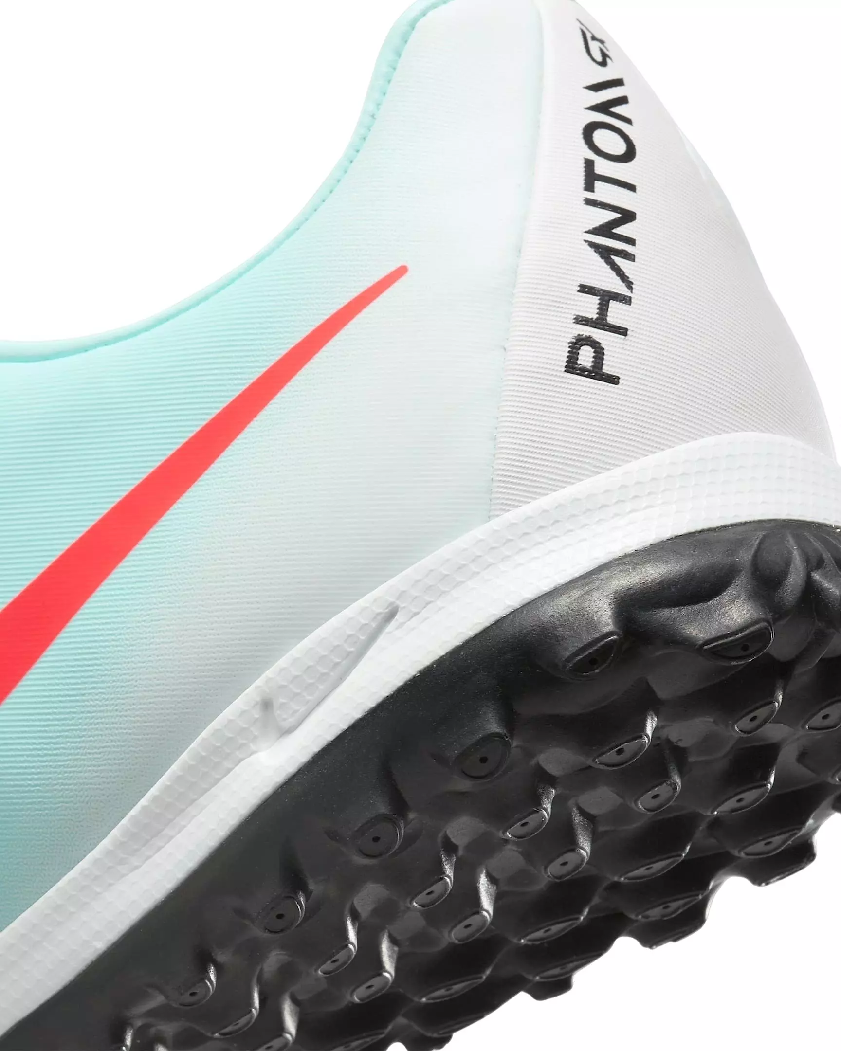 Nike Phantom GX 2 Academy Turf "Mint/Off-Noir/Atomic Red" Men's Soccer Shoe - MINT/WHITE/RED