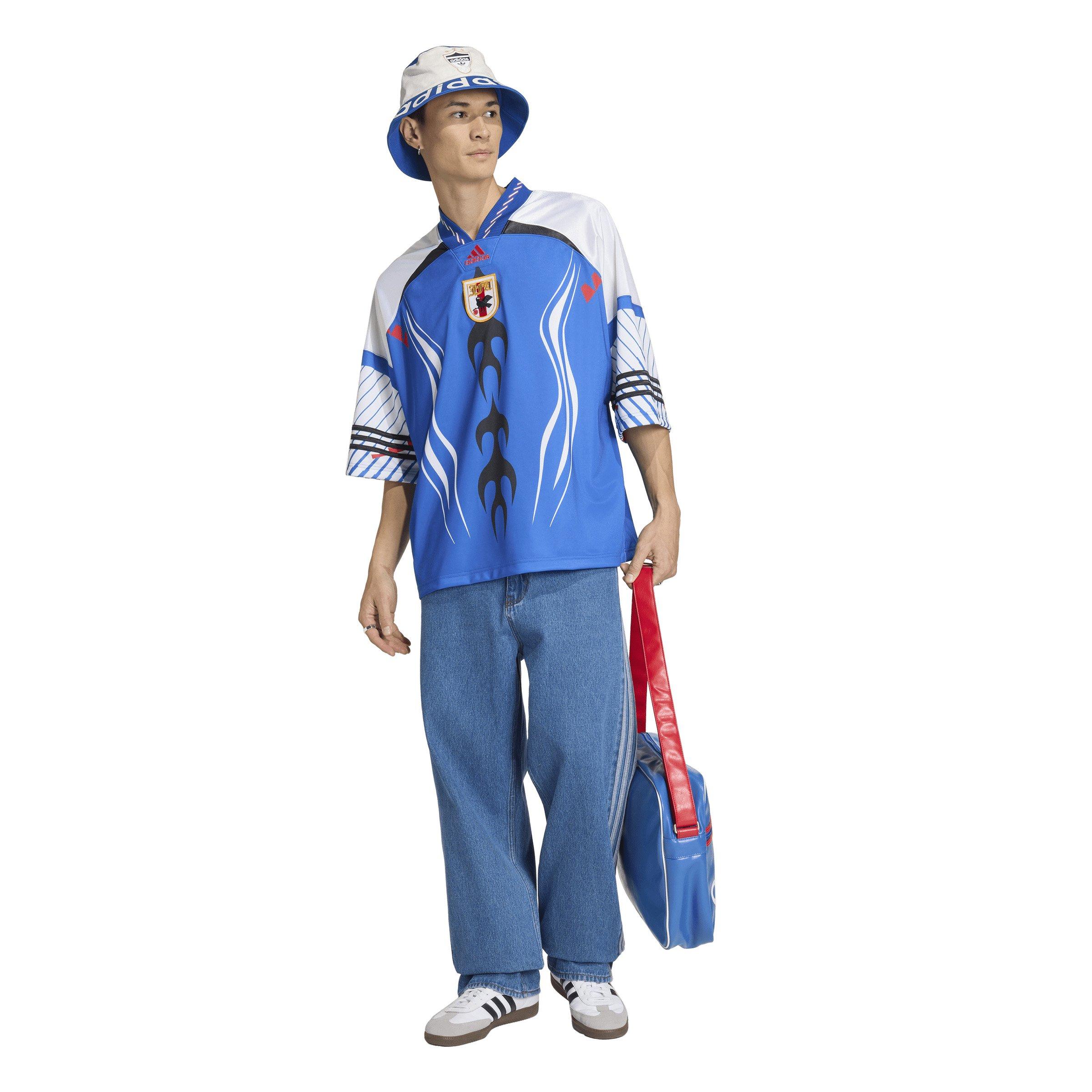 adidas Originals Men's Bringbacks Remixed Japan Jersey -Blue/White - BLUE/WHITE Thumbnail View 5