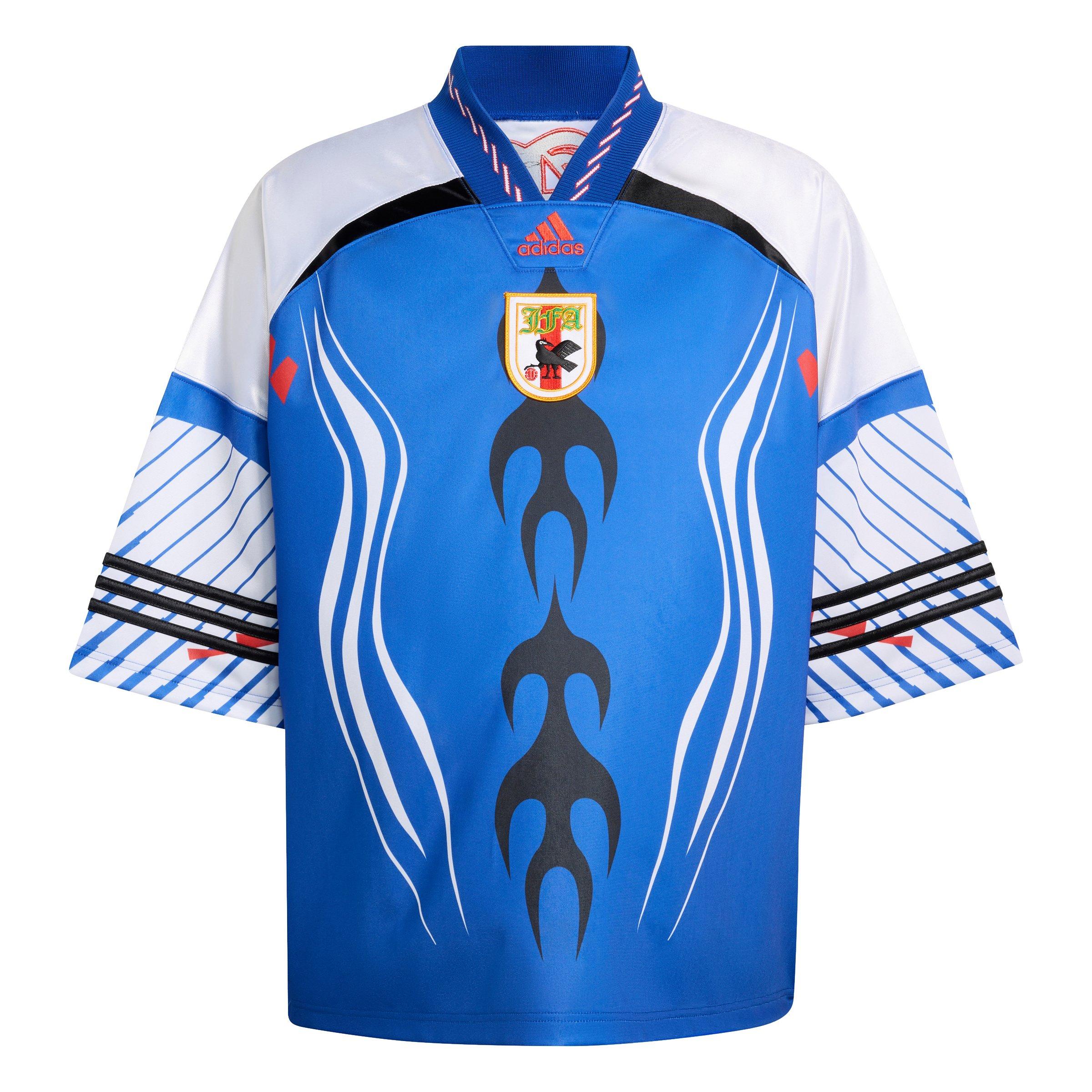 adidas Originals Men's Bringbacks Remixed Japan Jersey - Blue/White - BLUE/WHITE Thumbnail View 6