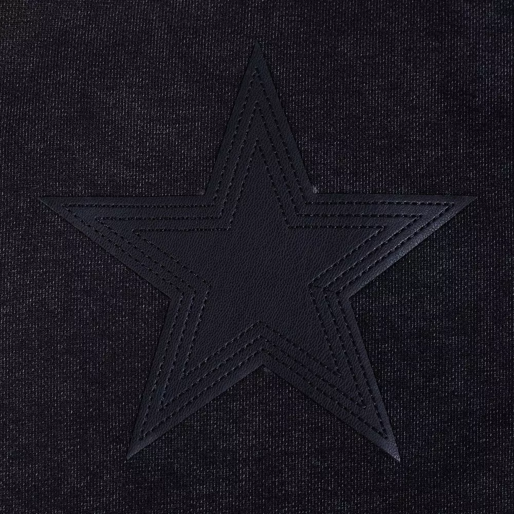 Pro Standard Men's NFL Dallas Cowboys Washed Vanguard Enzyme Washed DS PO Hoodie - Washed Black - WASHED BLACK
