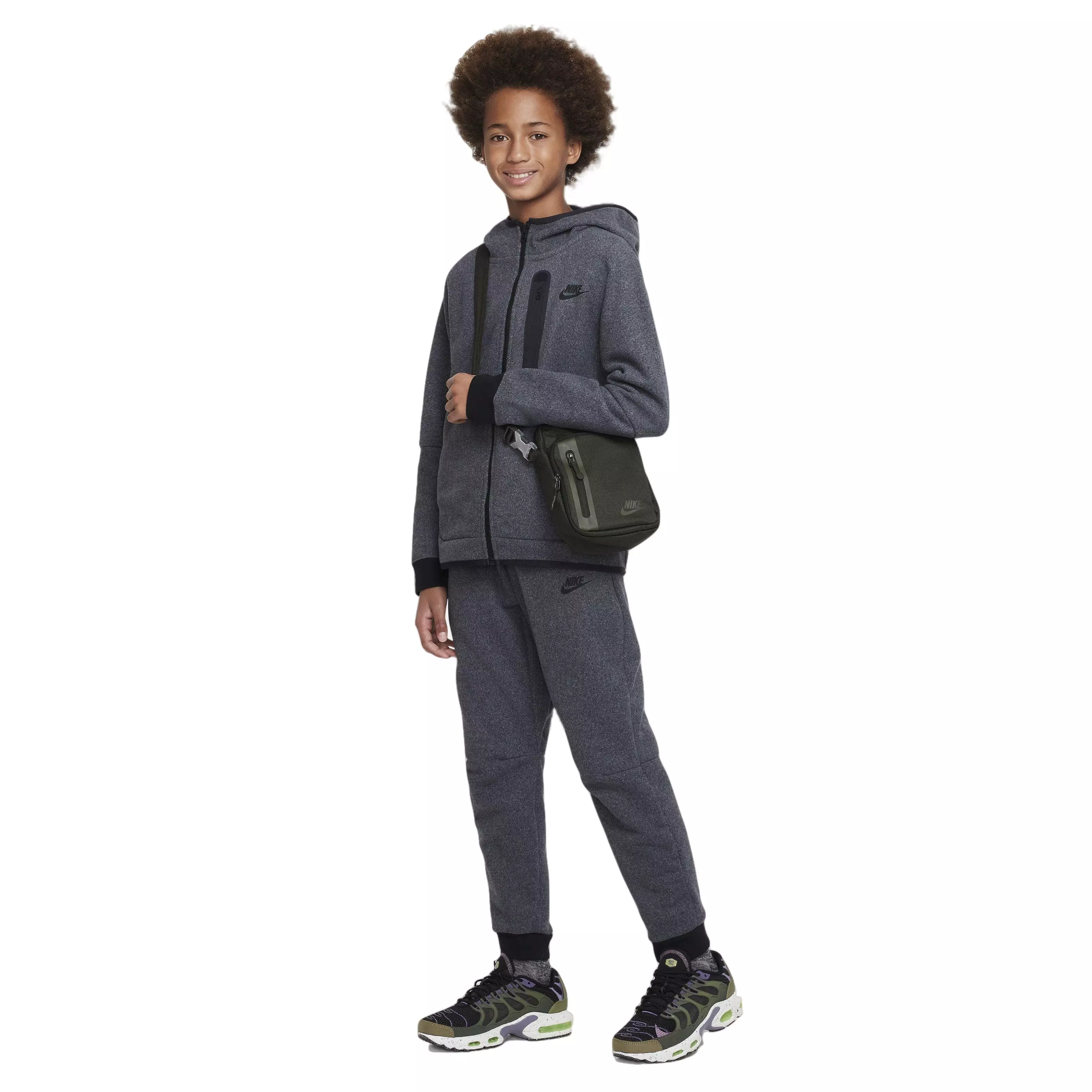 Nike Boys' Sportswear Winterized Tech Fleece Pants - BLACK
