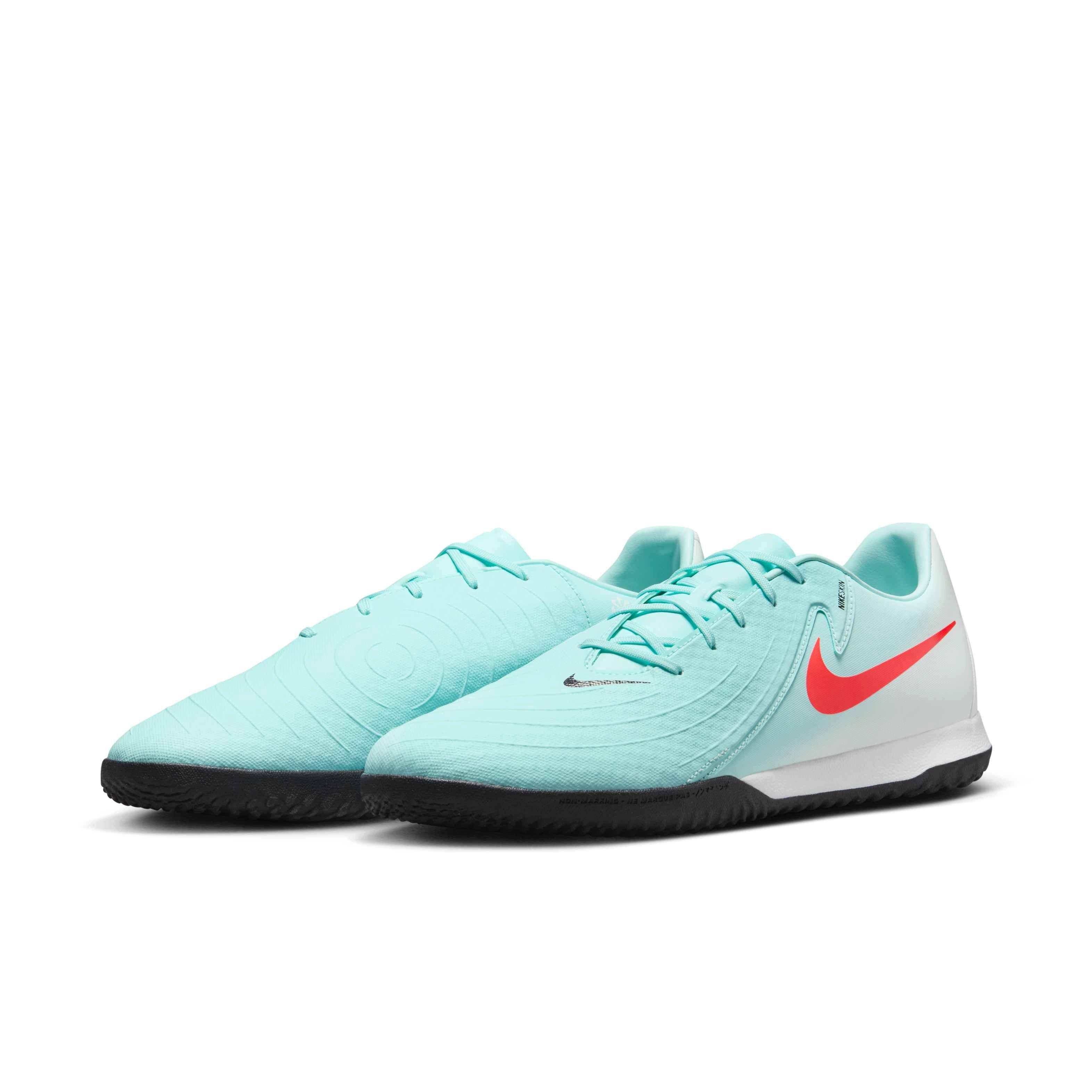 Nike Phantom GX 2 Academy IC "Mint/Off Noir/Atomic Red" Men's Soccer Shoe - MINT/OFF NOIR/RED Thumbnail View 3
