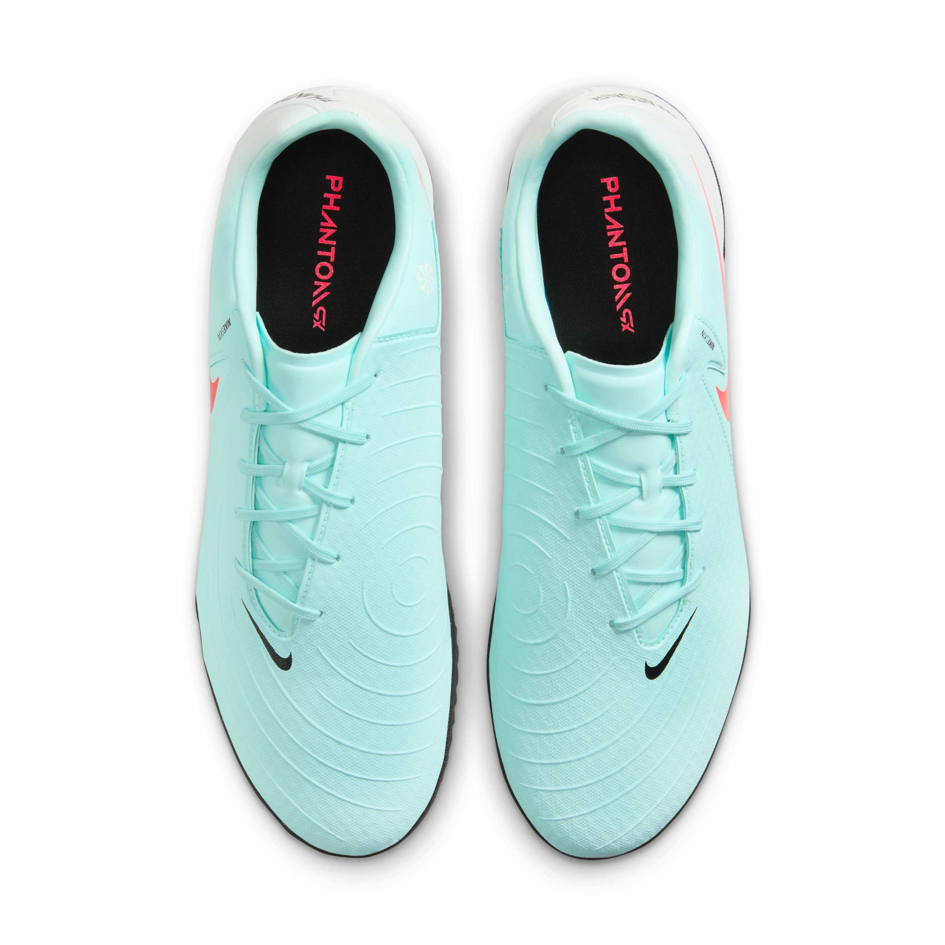 Nike Phantom GX 2 Academy IC "Mint/Off Noir/Atomic Red" Men's Soccer Shoe - MINT/OFF NOIR/RED Thumbnail View 4