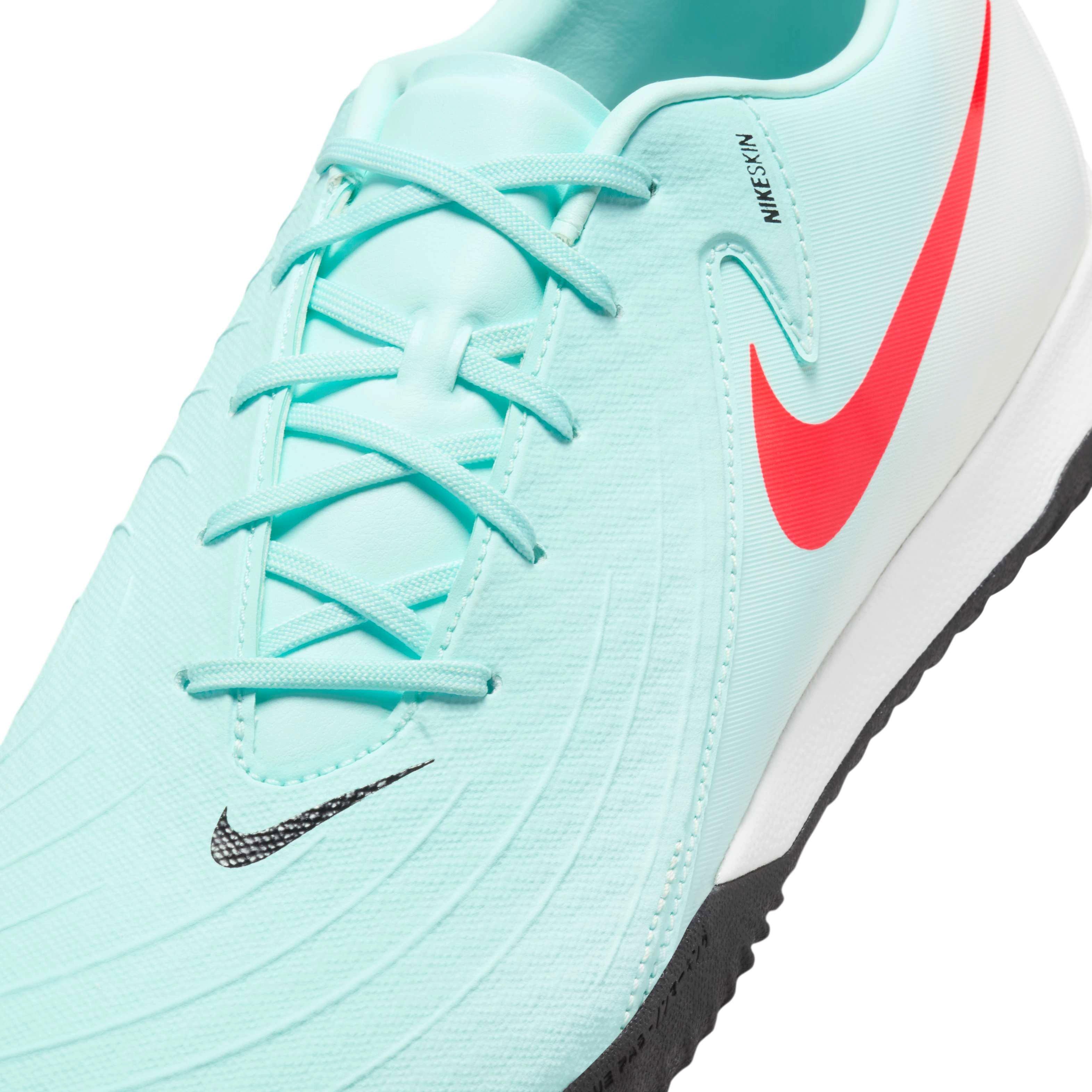 Nike Phantom GX 2 Academy IC "Mint/Off Noir/Atomic Red" Men's Soccer Shoe - MINT/OFF NOIR/RED Thumbnail View 7