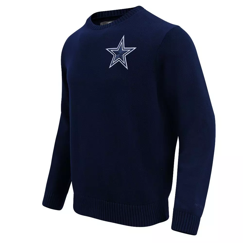 Pro Standard Men's NFL Dallas Cowboys Classic Crewneck Sweater - Navy - NAVY