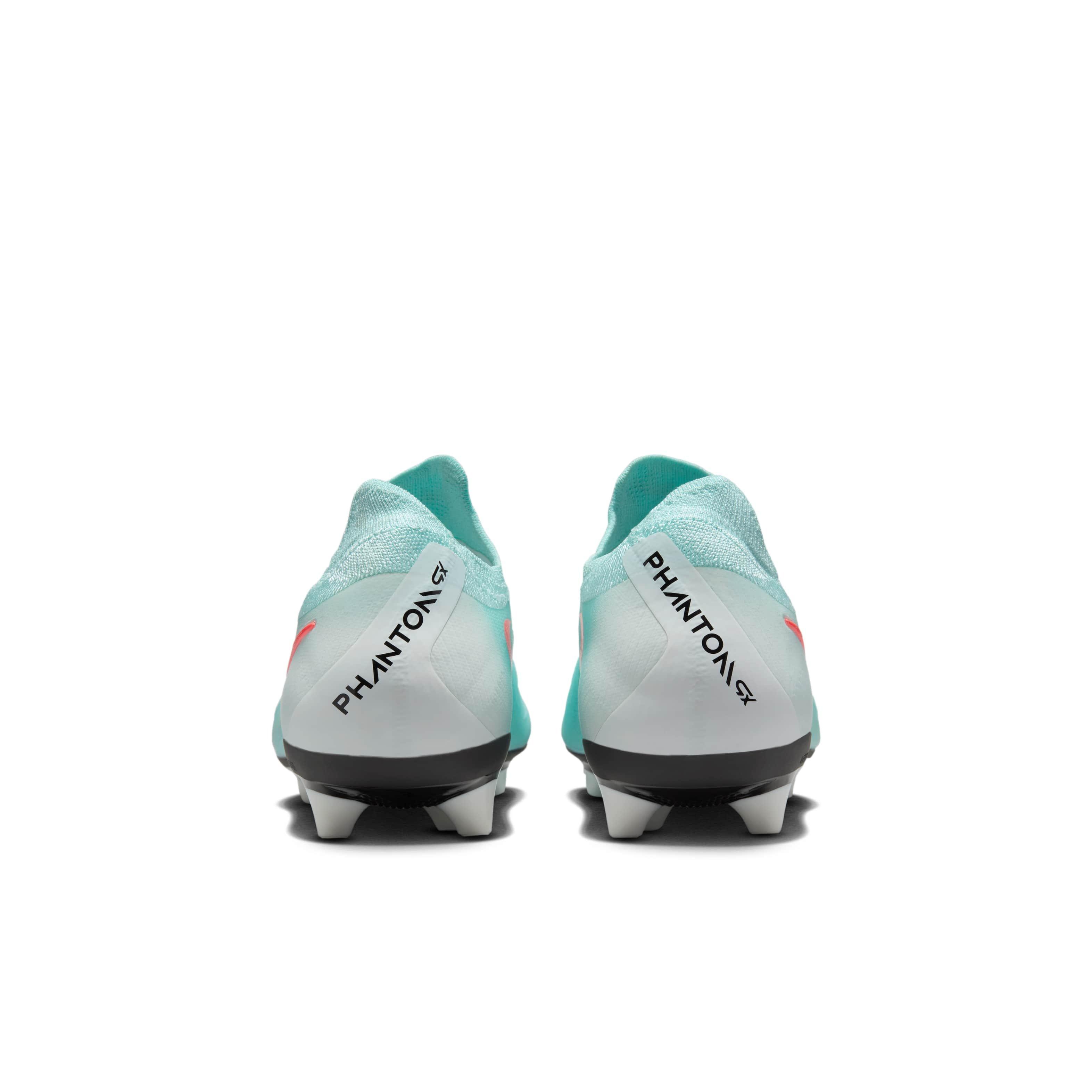 Nike Phantom GX 2 Pro AG "Mint/Off Noir/Atomic Red" Men's Soccer Cleat - MINT/OFF NOIR/RED Thumbnail View 5