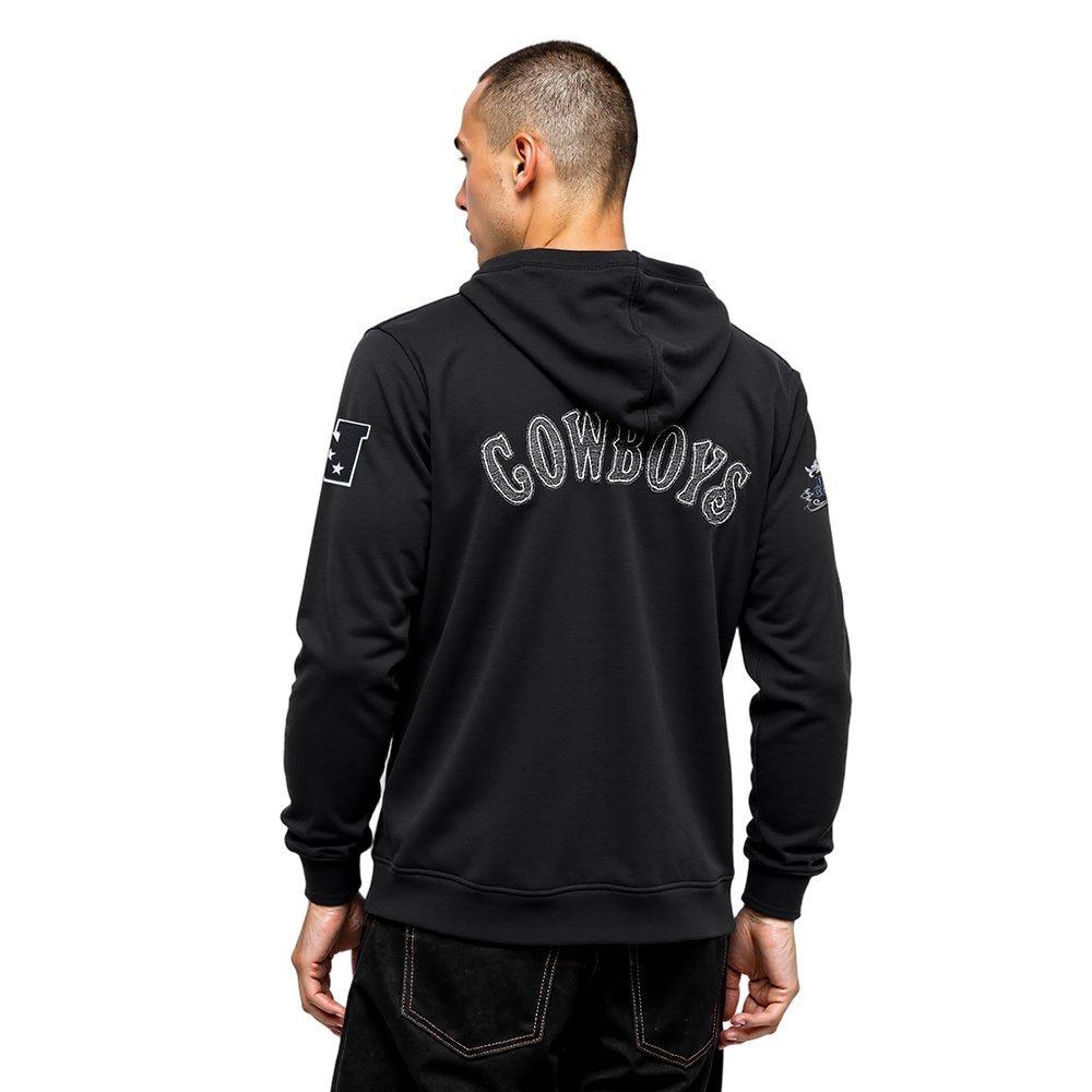Pro Standard Men's NFL Dallas Cowboys Rebel Athletics Fleece PO Hoodie - Black - BLACK