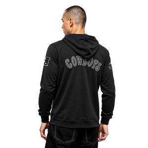 Pro Standard Men's NFL Dallas Cowboys Rebel Athletics Fleece PO Hoodie - Black - BLACK