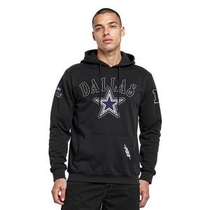 Pro Standard Men's NFL Dallas Cowboys Rebel Athletics Fleece PO Hoodie - Black - BLACK