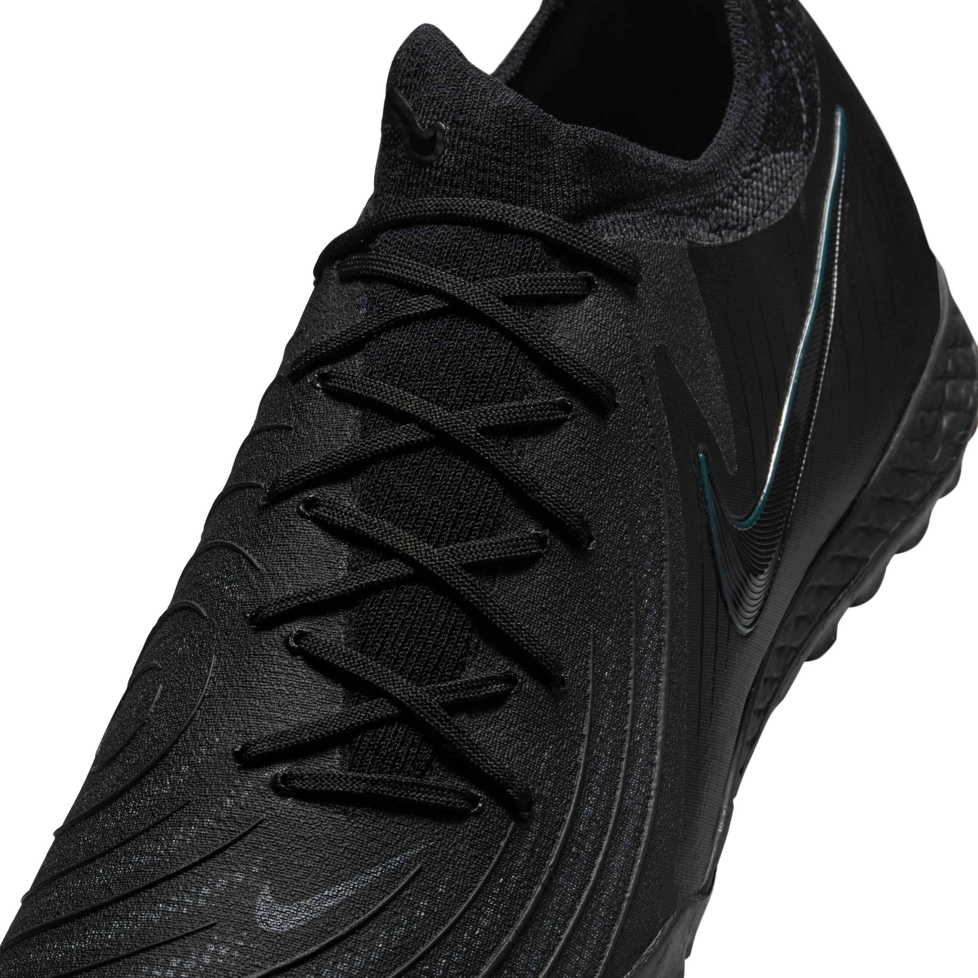 Nike Phantom GX 2 Pro Turf "Black/Deep Jungle/Black" Men's Soccer Shoe - BLACK/JUNGLE/BLACK Thumbnail View 7