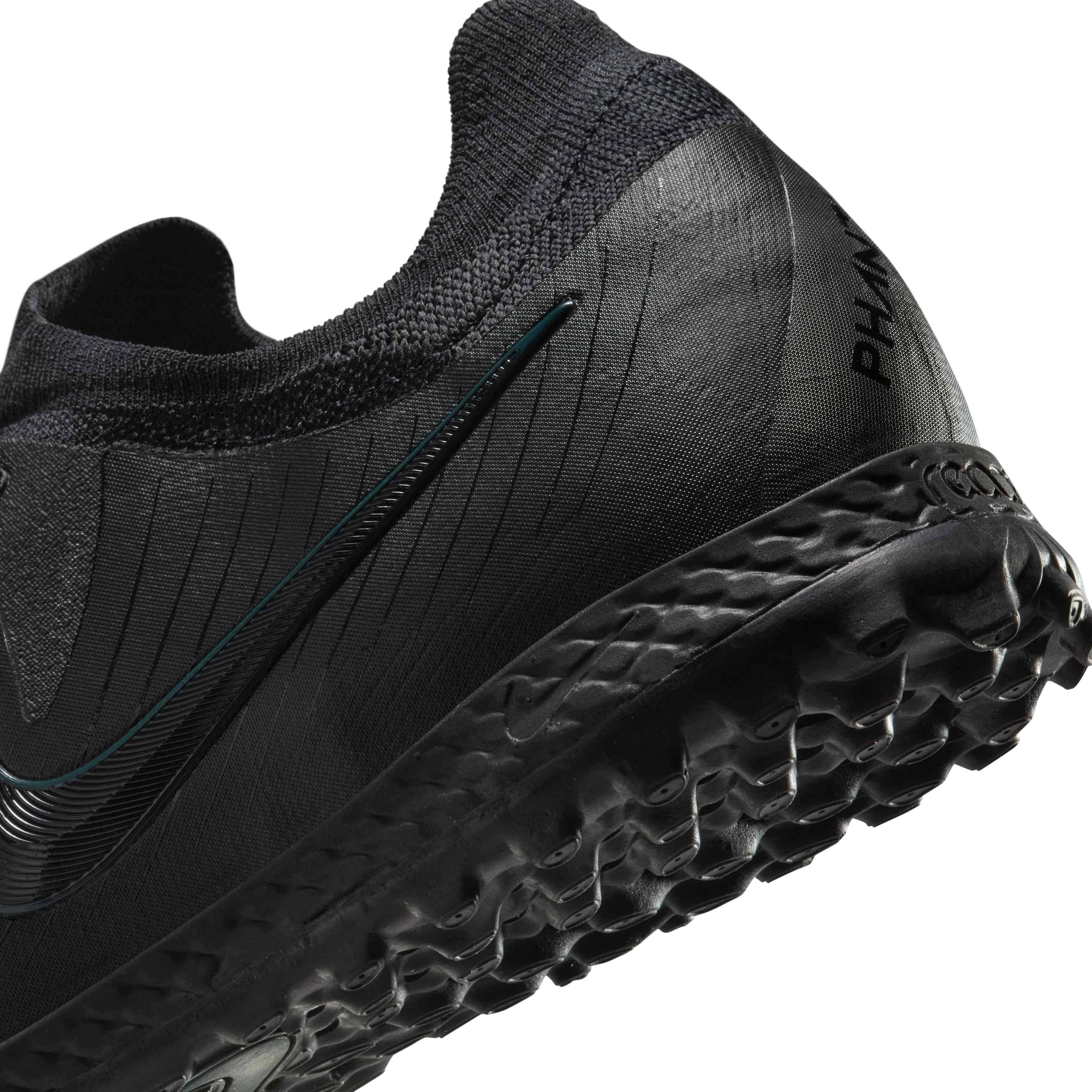 Nike Phantom GX 2 Pro Turf "Black/Deep Jungle/Black" Men's Soccer Shoe - BLACK/JUNGLE/BLACK Thumbnail View 8