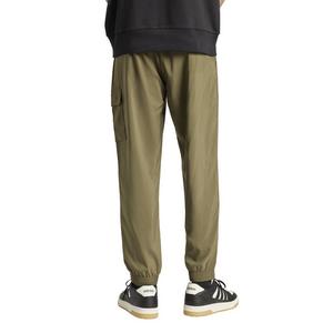 adidas Men's Essentials Small Logo Cargo Joggers -Olive/Black