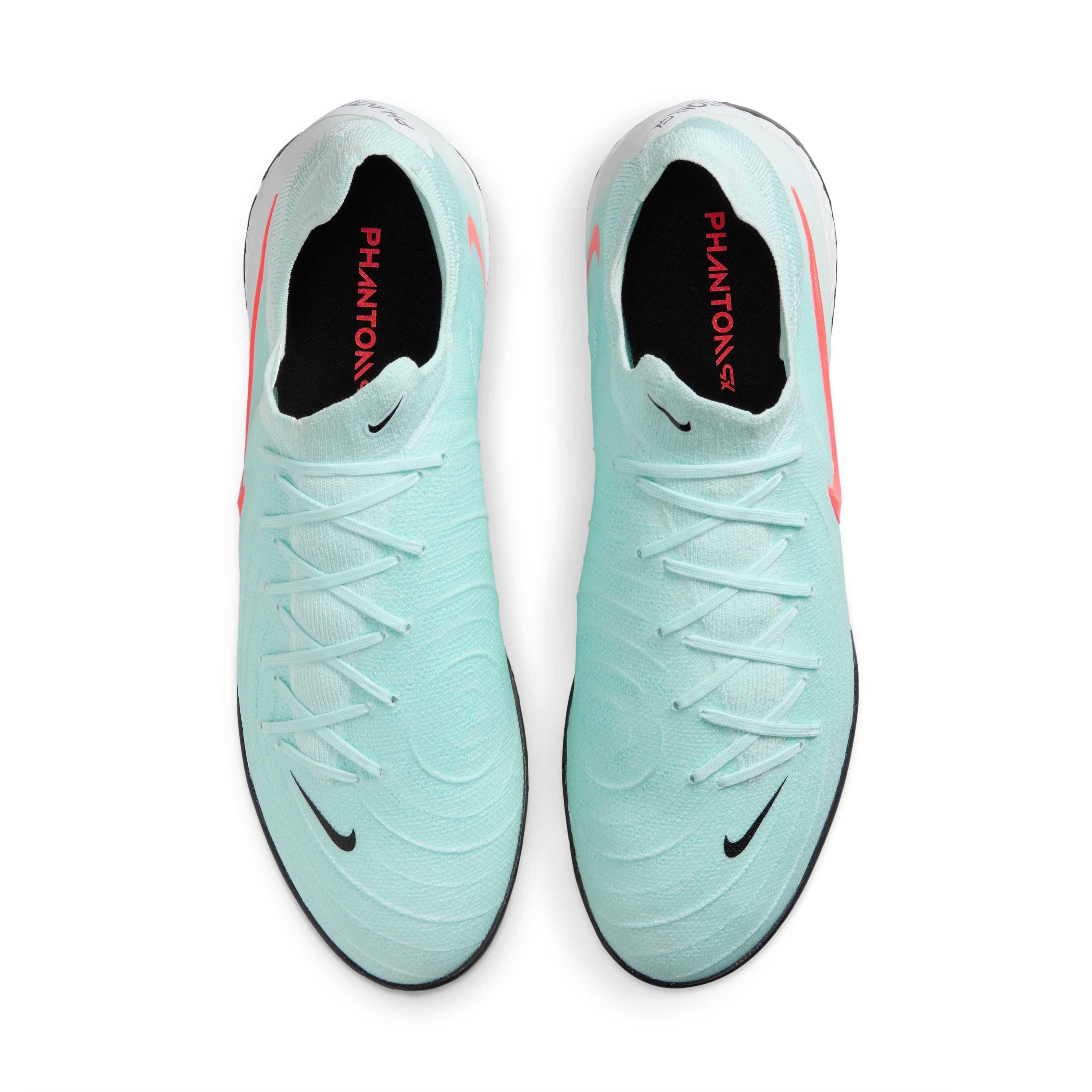 Nike Phantom GX 2 Pro Turf "Mint/Off Noir/Atomic Red" Men's Soccer Shoe - MINT/OFF NOIR/RED Thumbnail View 4