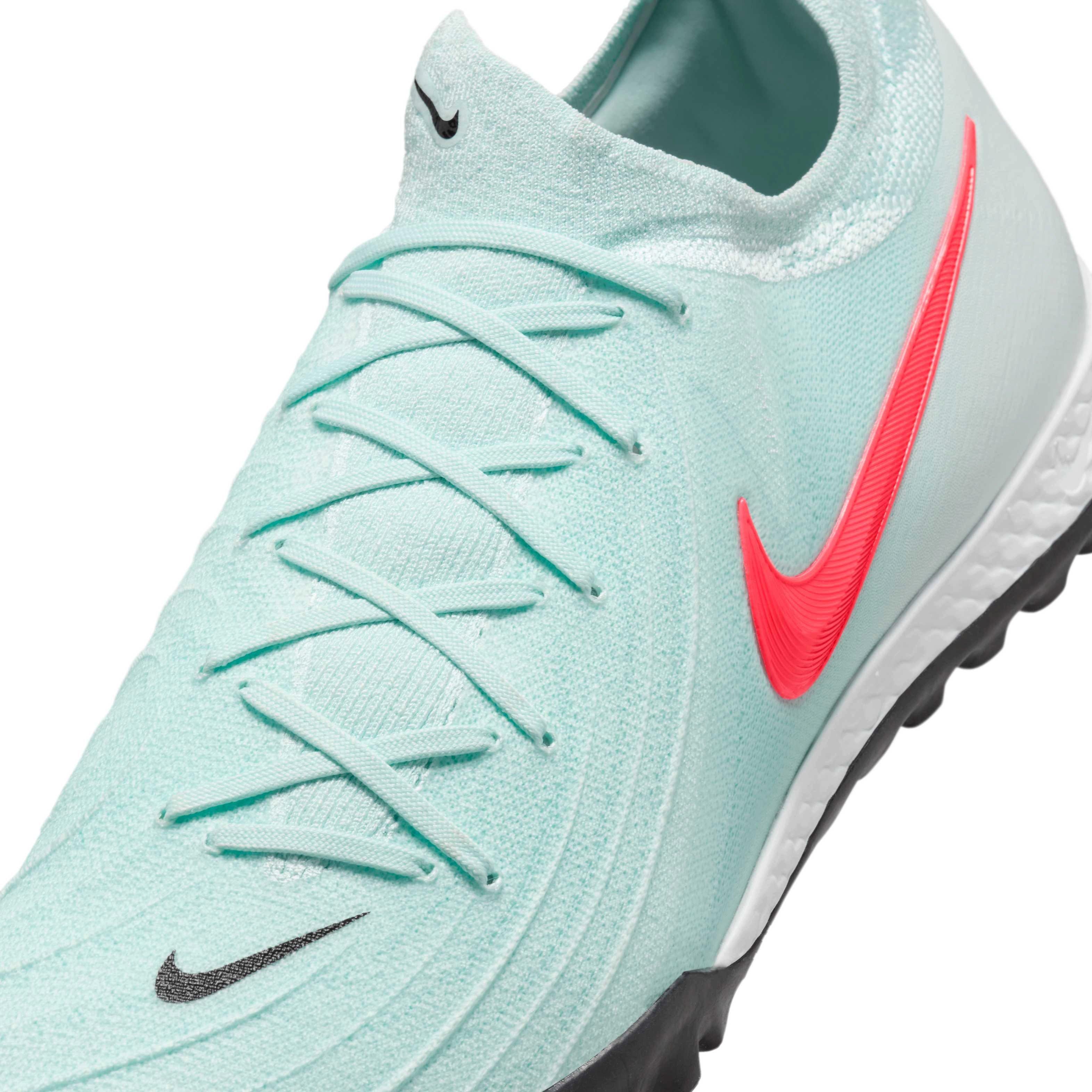 Nike Phantom GX 2 Pro Turf "Mint/Off Noir/Atomic Red" Men's Soccer Shoe - MINT/OFF NOIR/RED Thumbnail View 7