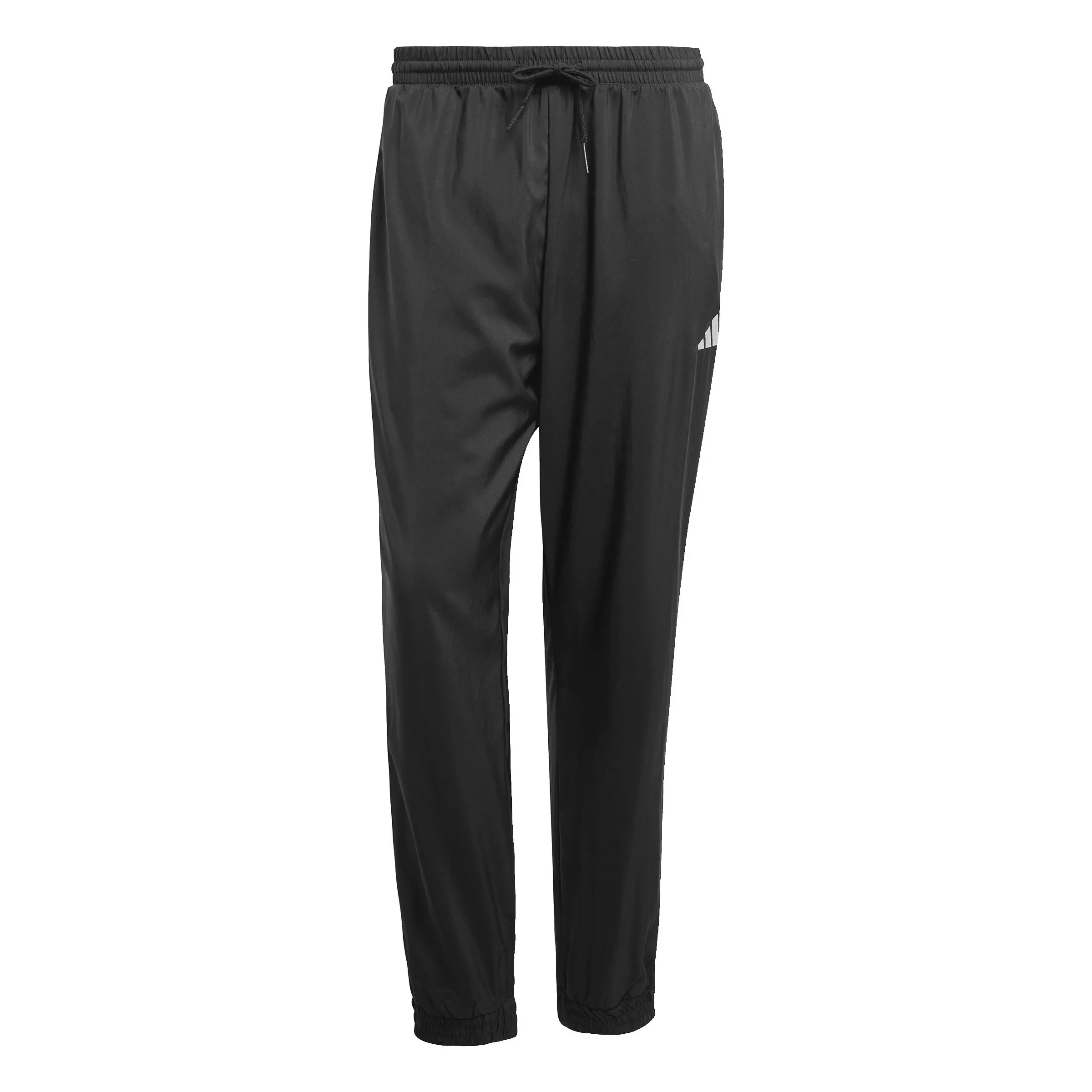 adidas Men's Essentials Small Logo Stanford Tracksuit Bottoms - Black/White - BLACK/WHITE