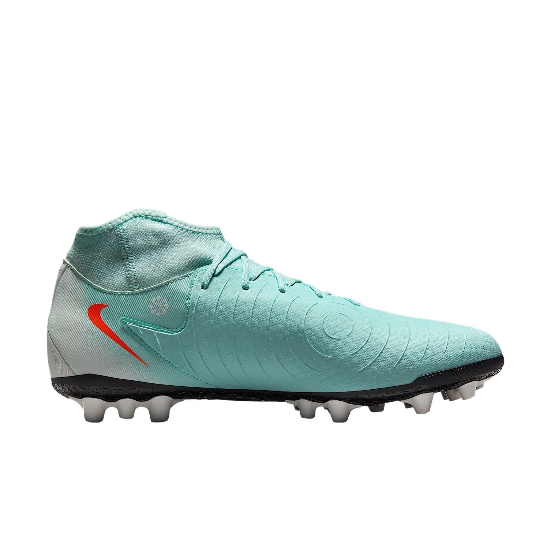 Nike Phantom Luna 2 Academy AG "Mint/Off Noir/Atomic Red" Men's Soccer Cleat - MINT/WHITE/RED Thumbnail View 1
