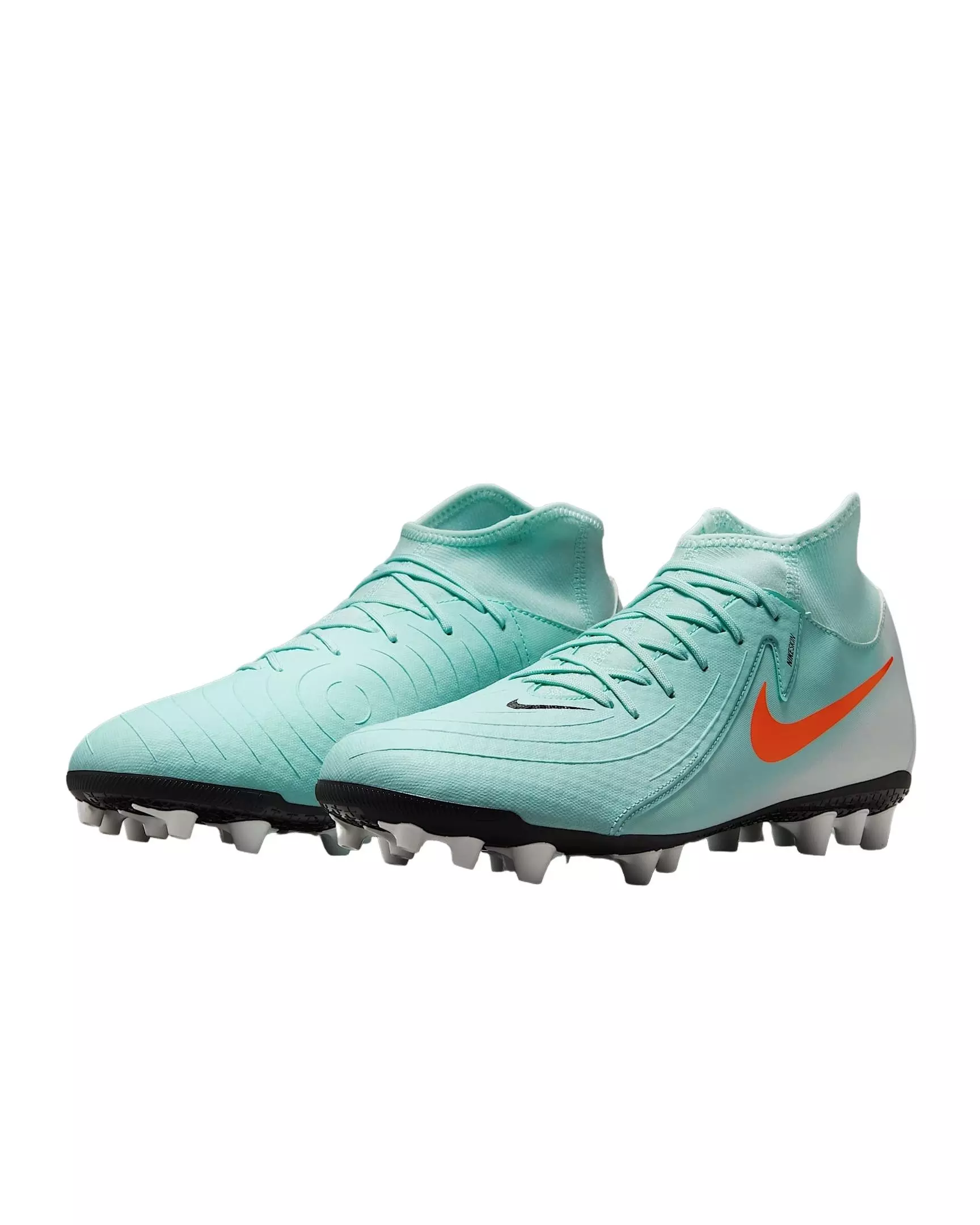Nike Phantom Luna 2 Academy AG "Mint/Off Noir/Atomic Red" Men's Soccer Cleat - MINT/WHITE/RED