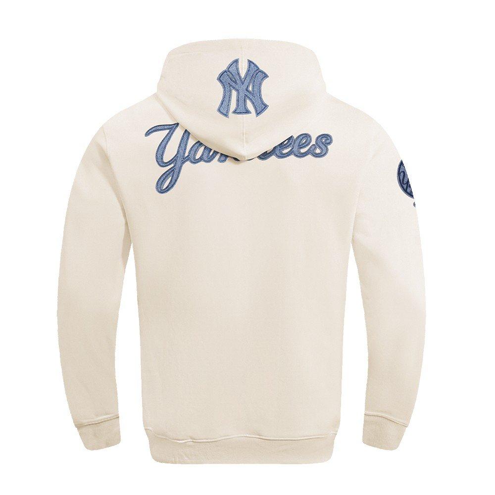 Pro Standard Men's MLB New York Yankees Varsity Blues Pullover Hoodie - Linen - LINEN  