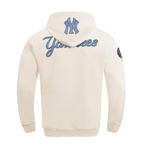 Pro Standard Men's MLB New York Yankees Varsity Blues Pullover Hoodie - Linen - LINEN  