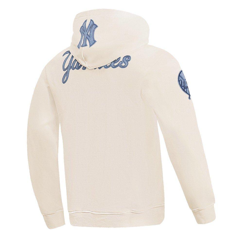 Pro Standard Men's MLB New York Yankees Varsity Blues Pullover Hoodie - Linen - LINEN  