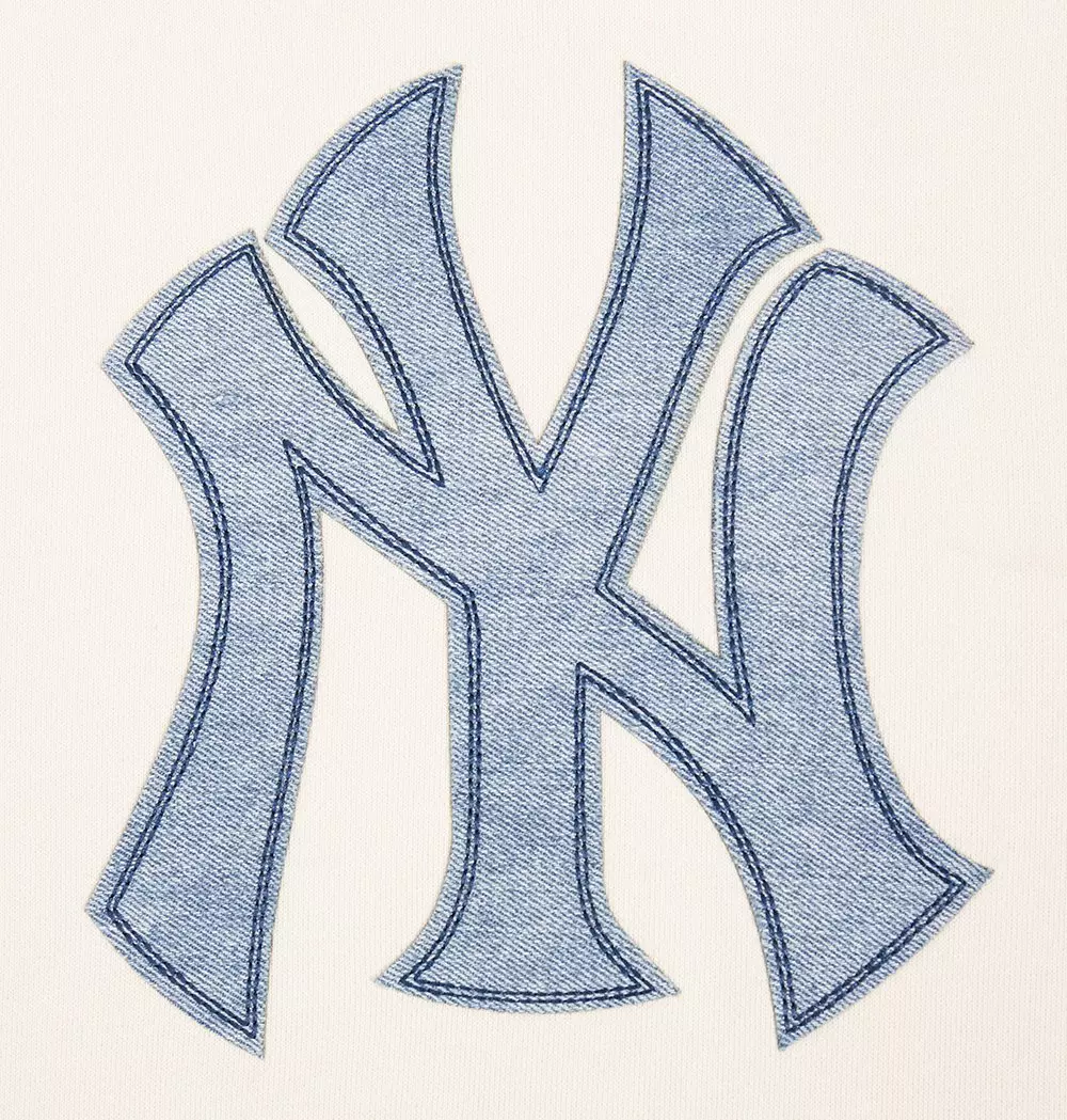 Pro Standard Men's MLB New York Yankees Varsity Blues Pullover Hoodie - Linen - LINEN  